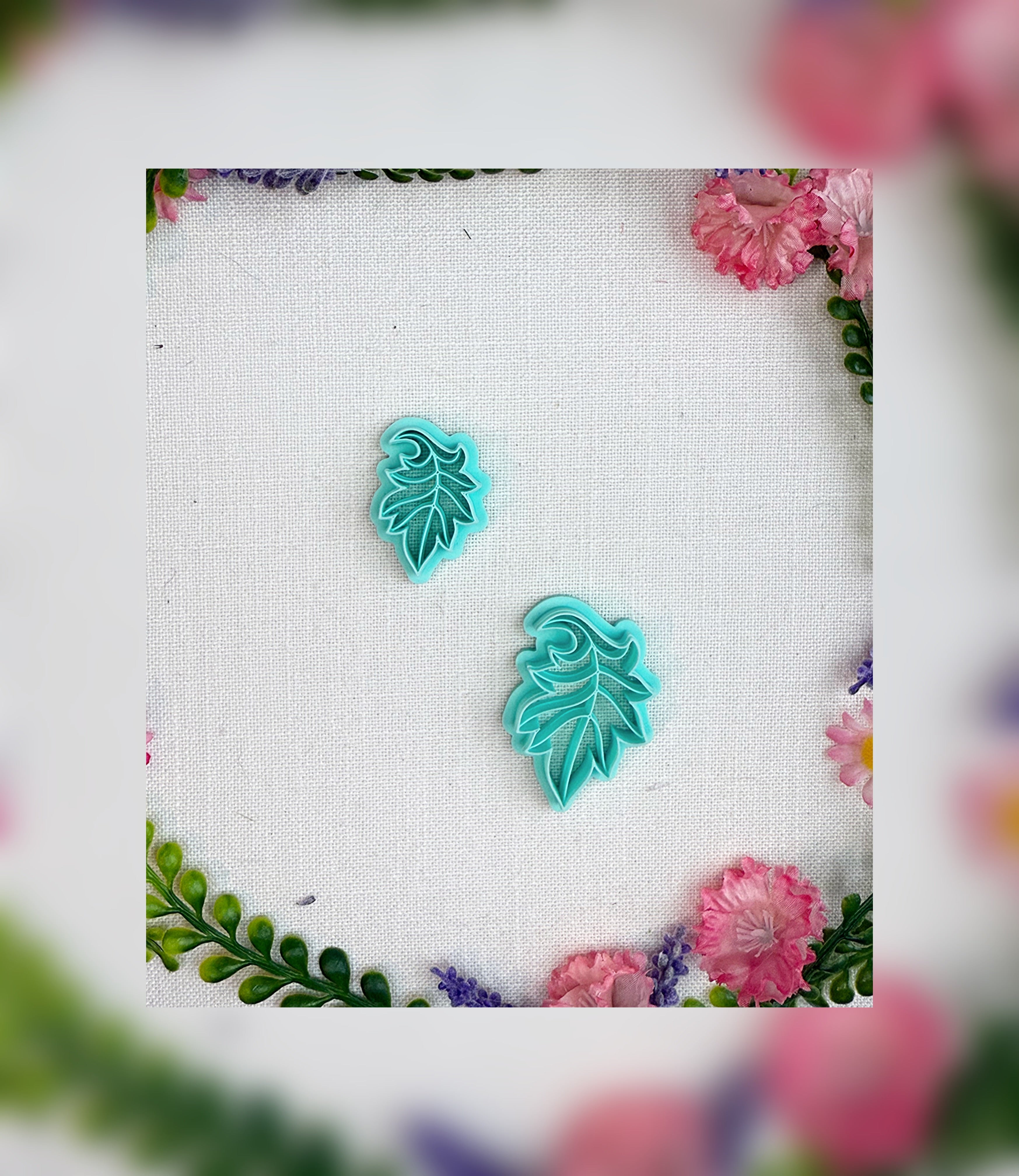 Mystic Oak Leaf Clay Cutter – Polymer Clay Tool