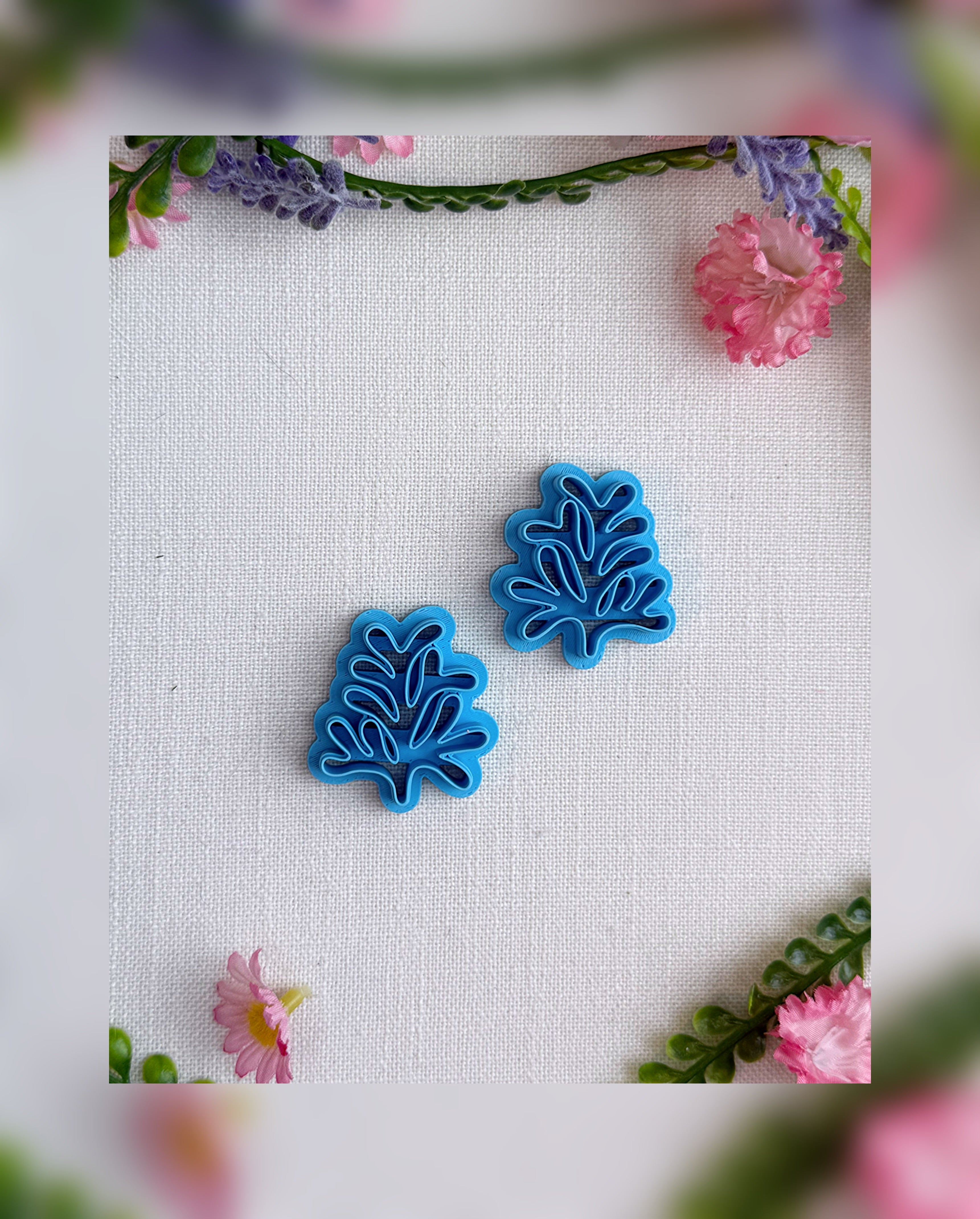 Sea Fern Coral Clay Cutter – Polymer Clay Tool