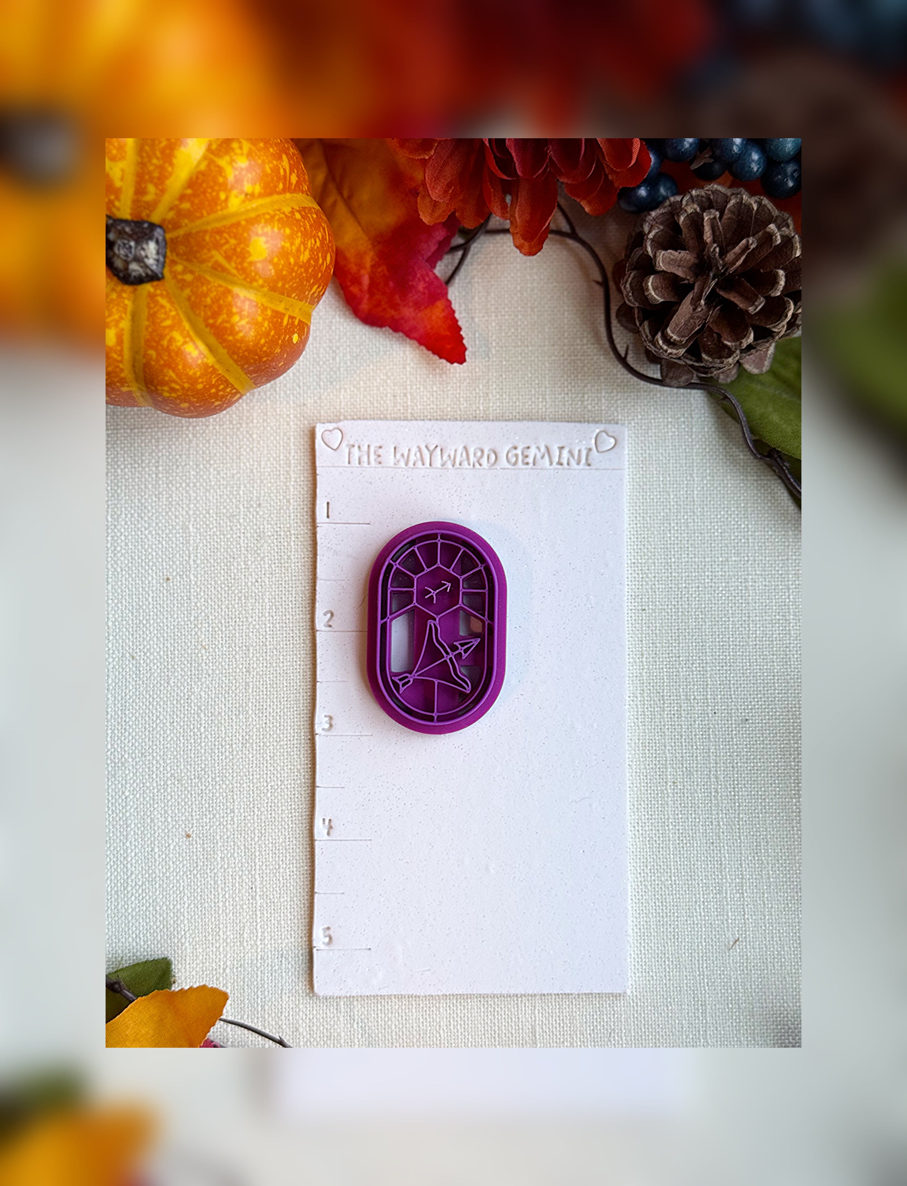 Celestial Sagittarius Clay Cutter – Polymer Clay Tool for Astrological Creations