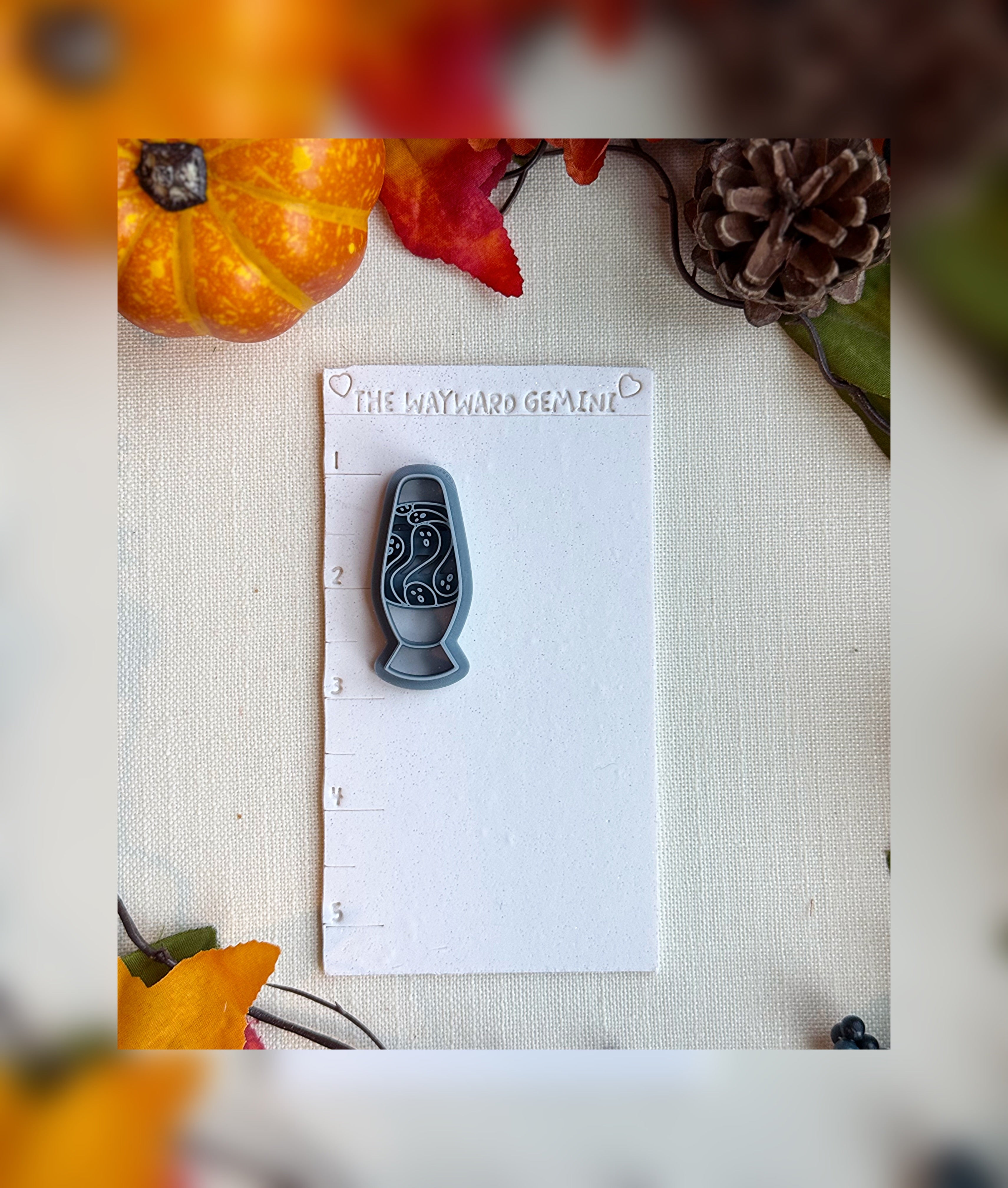 🧪 Spooklight Lava Lamp Clay Cutter – Polymer Clay Tool for Halloween