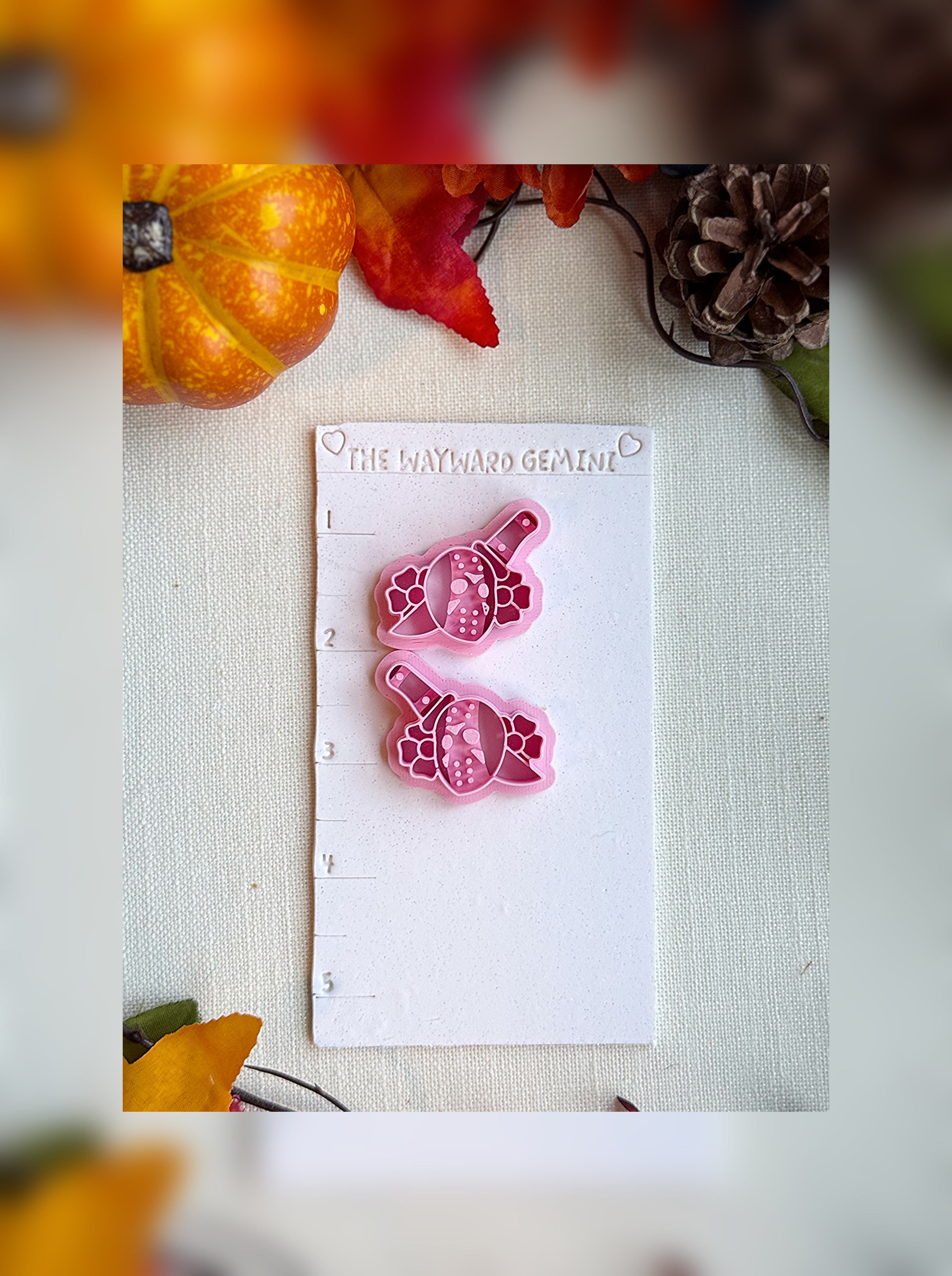Midnight Slasher Bloom Clay Cutter – Polymer Clay Tool for Halloween