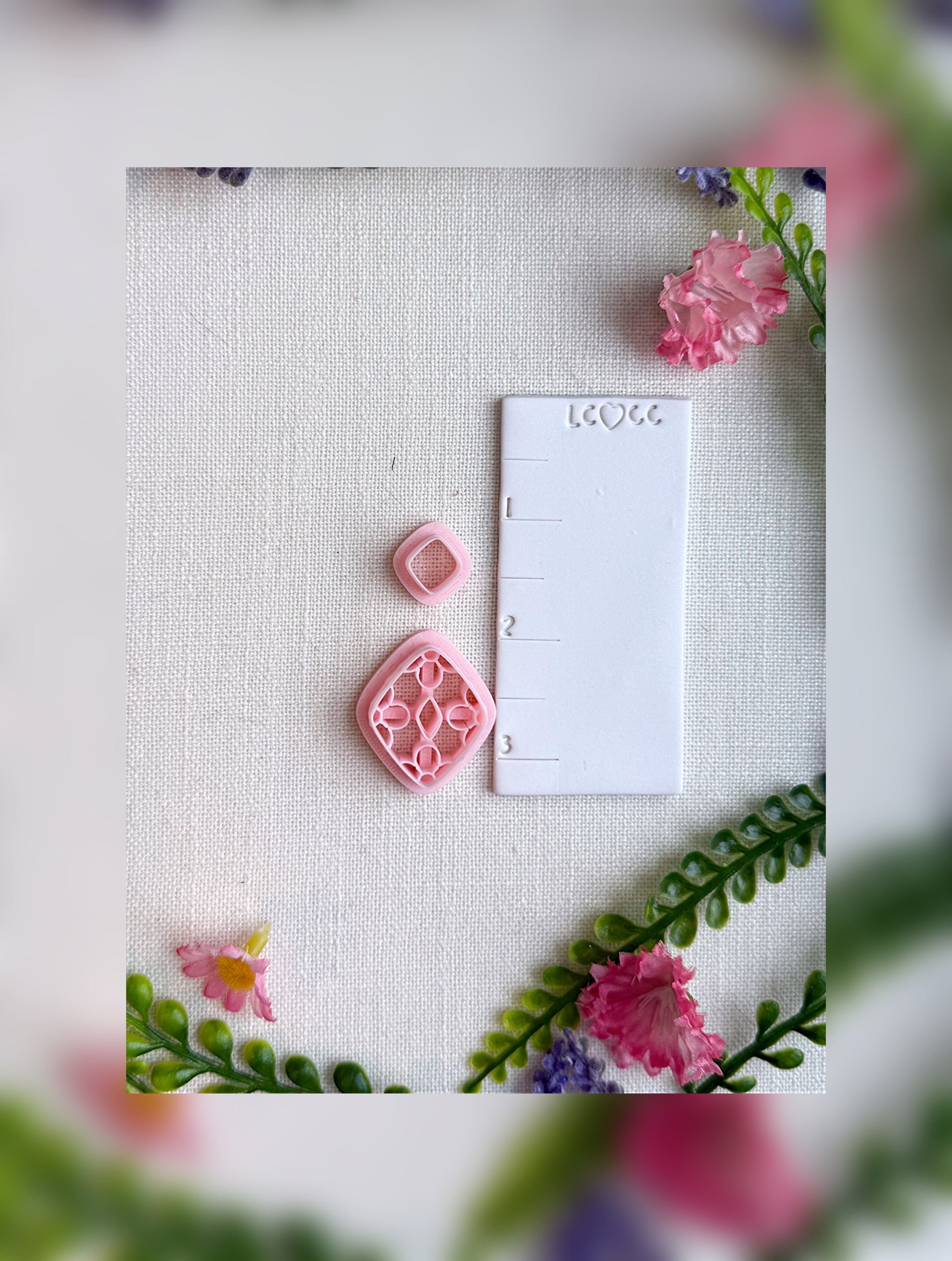 Pink Dogwood Clay Cutter – Polymer Clay Tool
