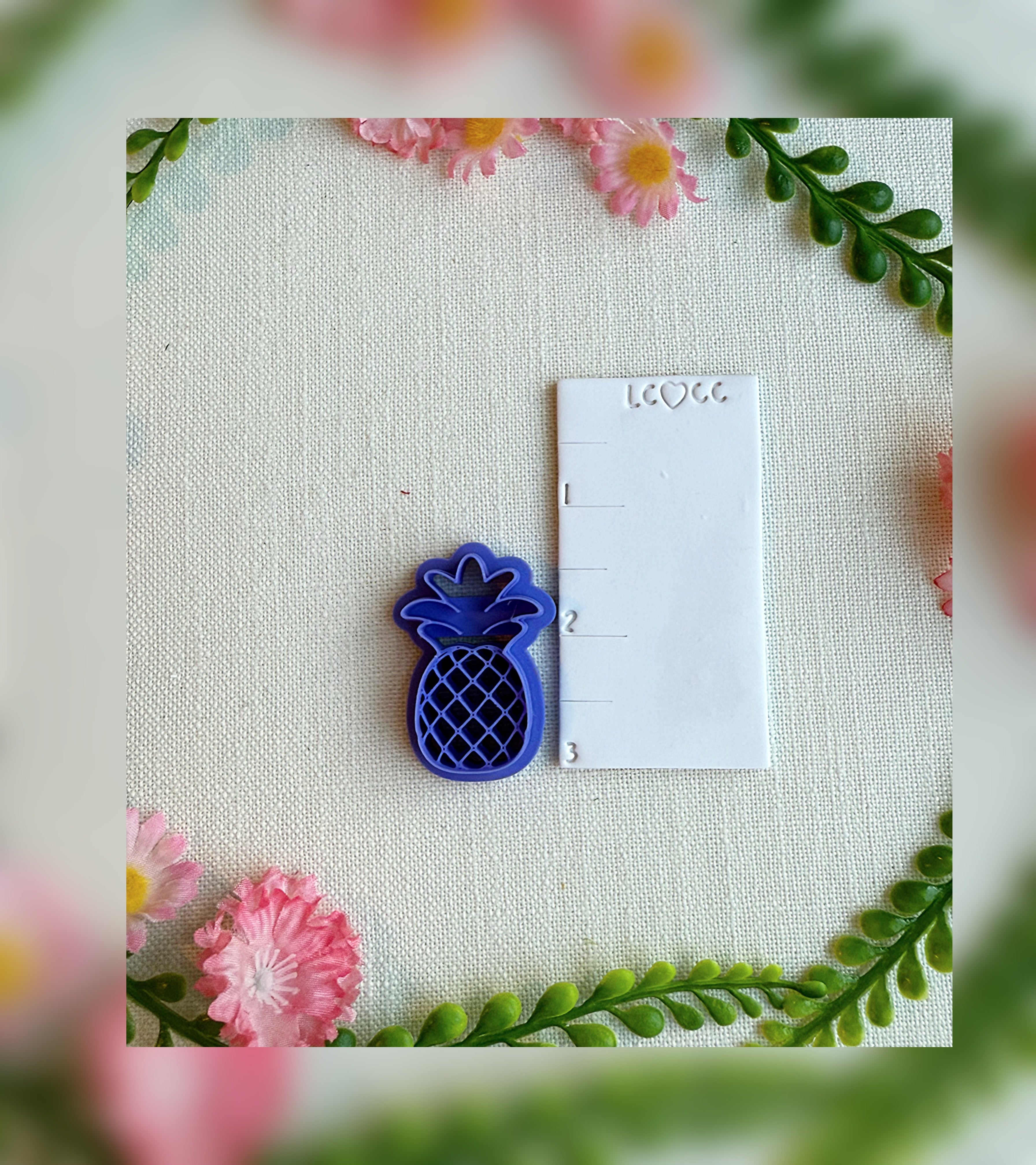 Pretty Pineapple Clay Cutter – Polymer Clay Tool