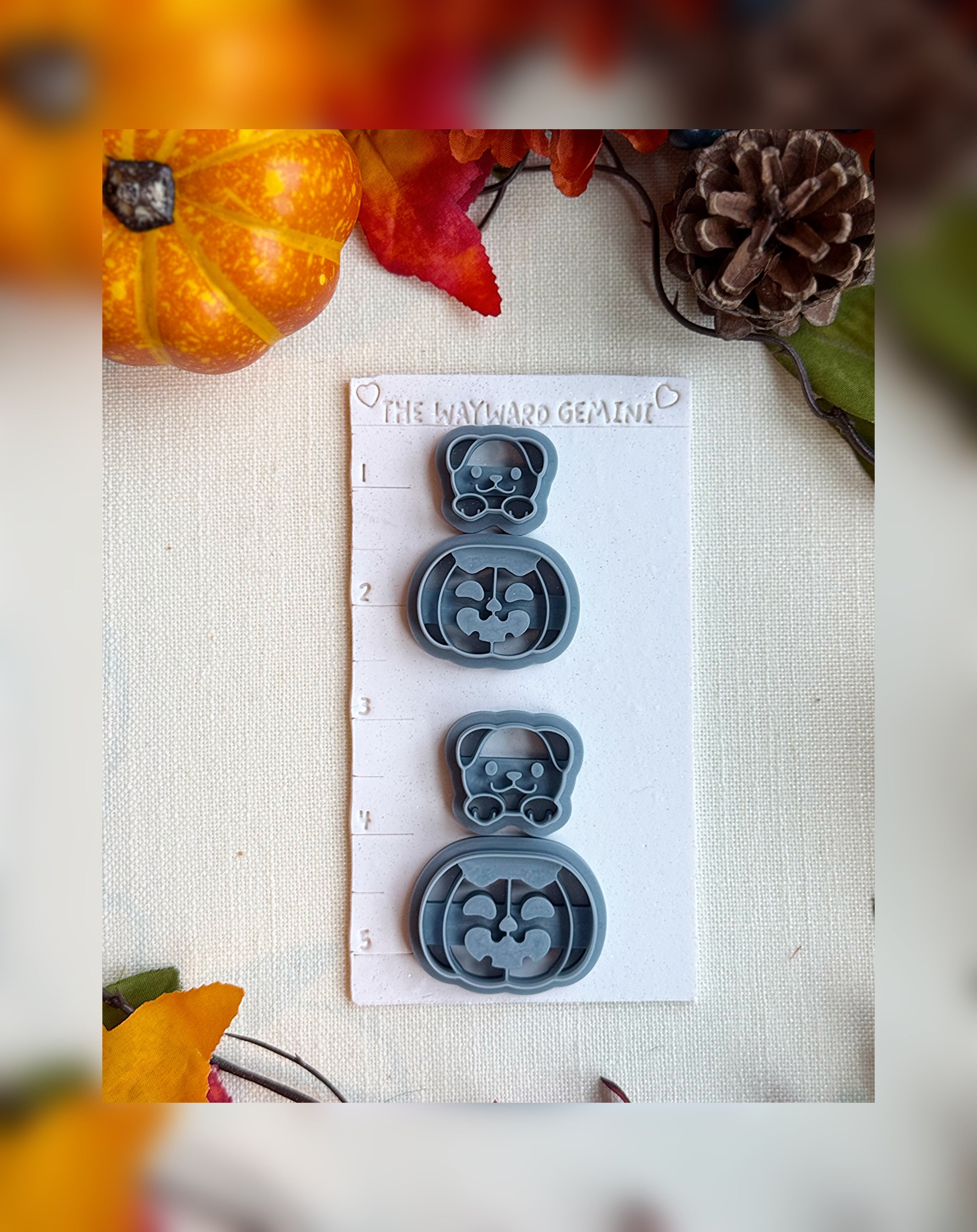 Pumpkin Pals Clay Cutter Set – Polymer Clay Tool for Halloween