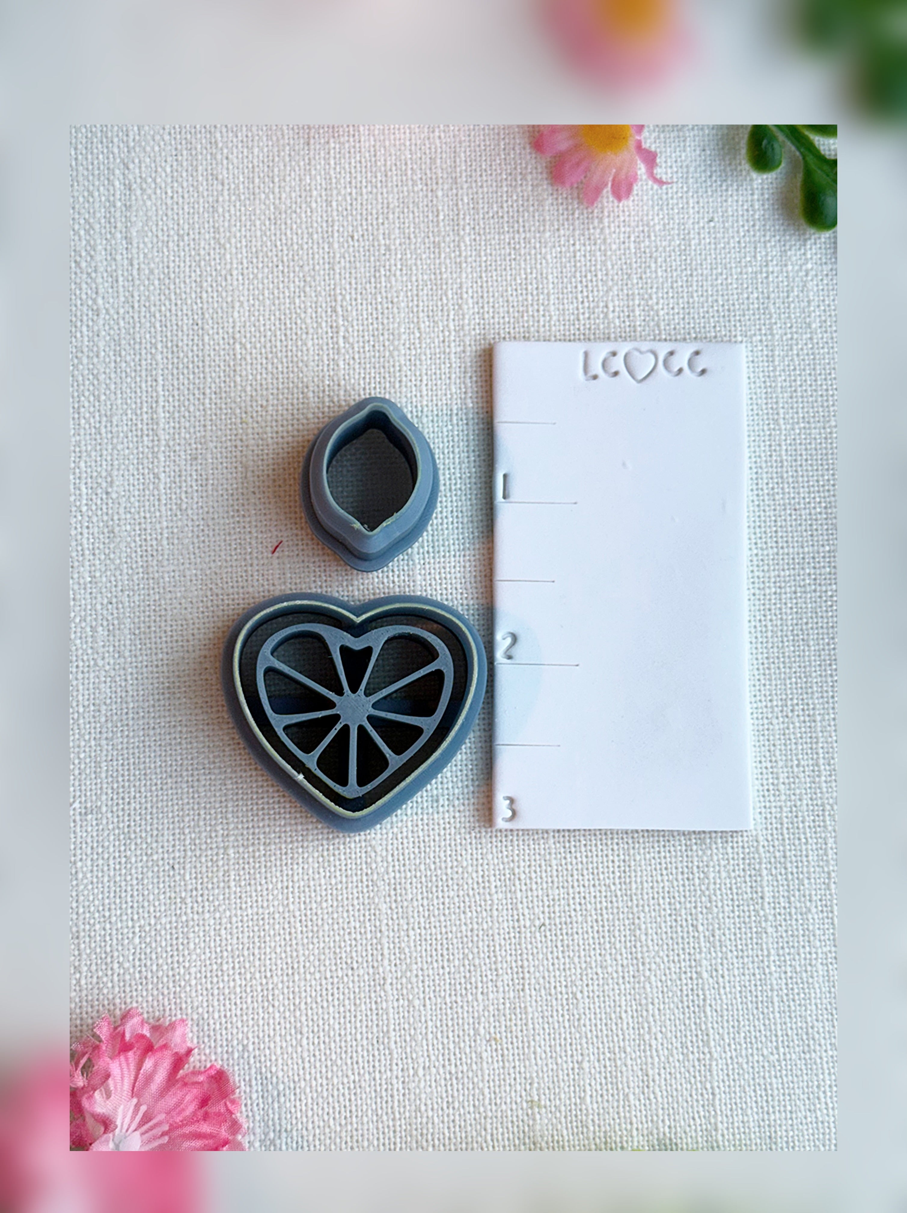 Sweet Zest Heart Clay Cutter – Polymer Clay Tool