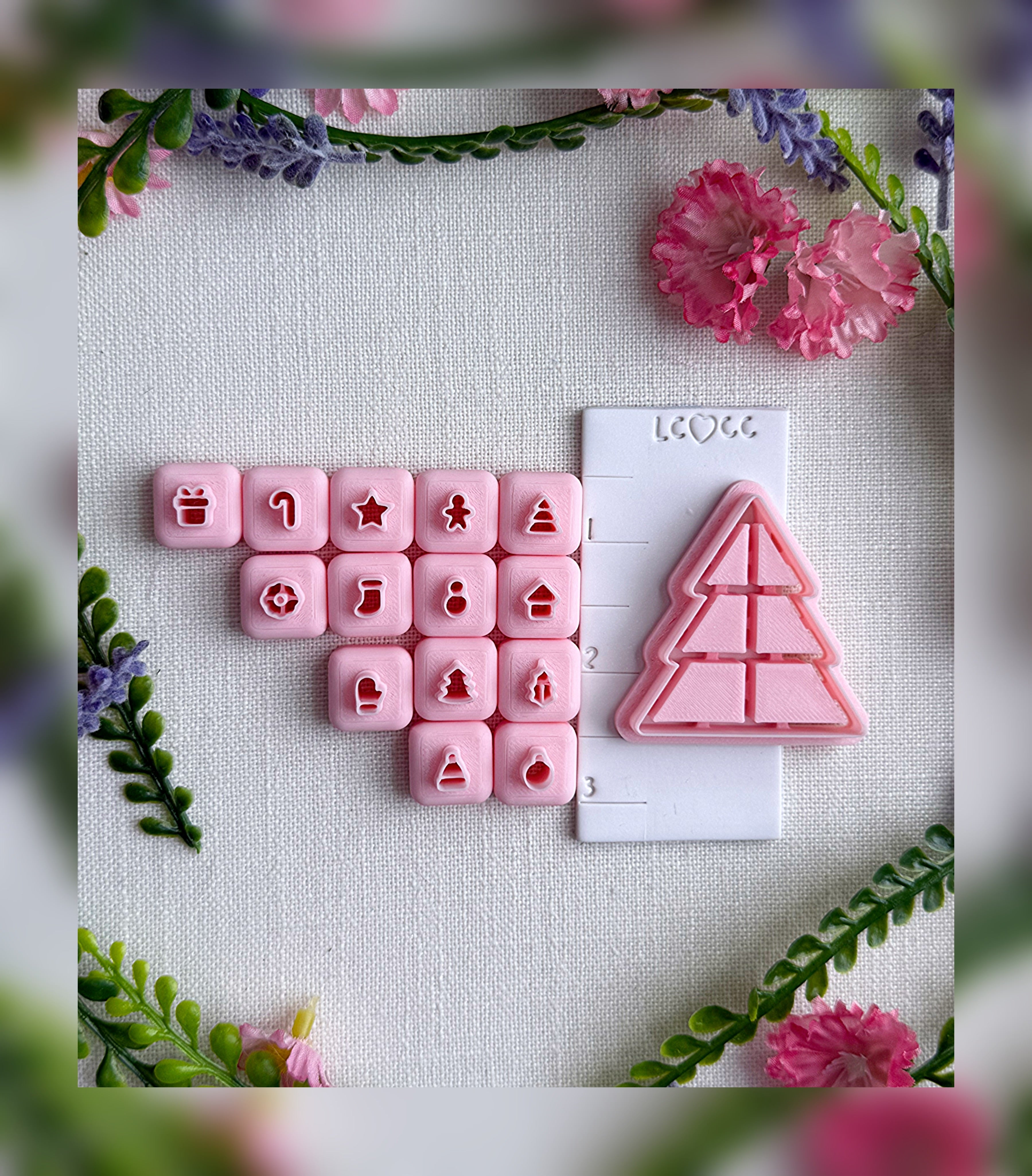 🎄 Woodland Tree Shelf Clay Cutter Set