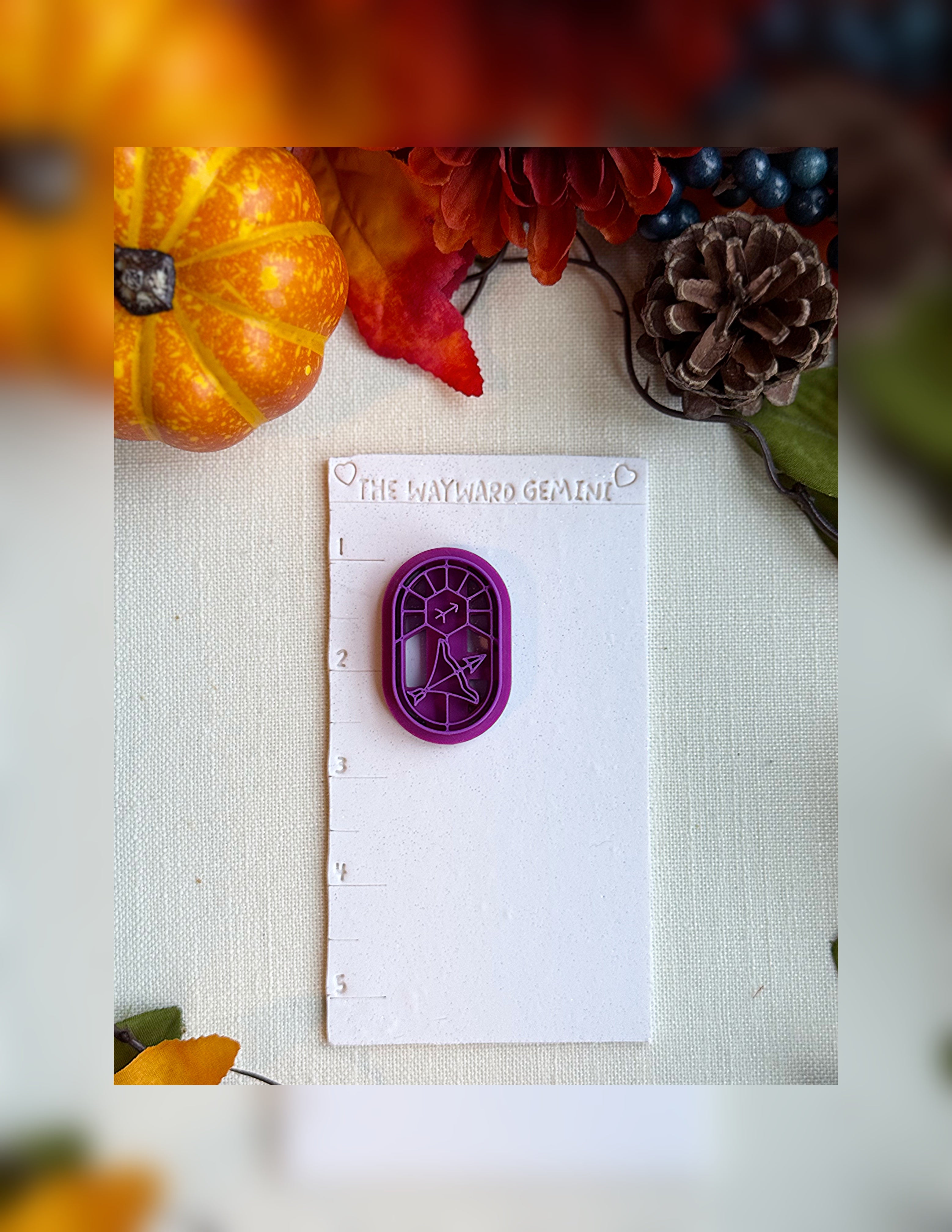 Celestial Sagittarius Clay Cutter – Polymer Clay Tool for Astrological Creations