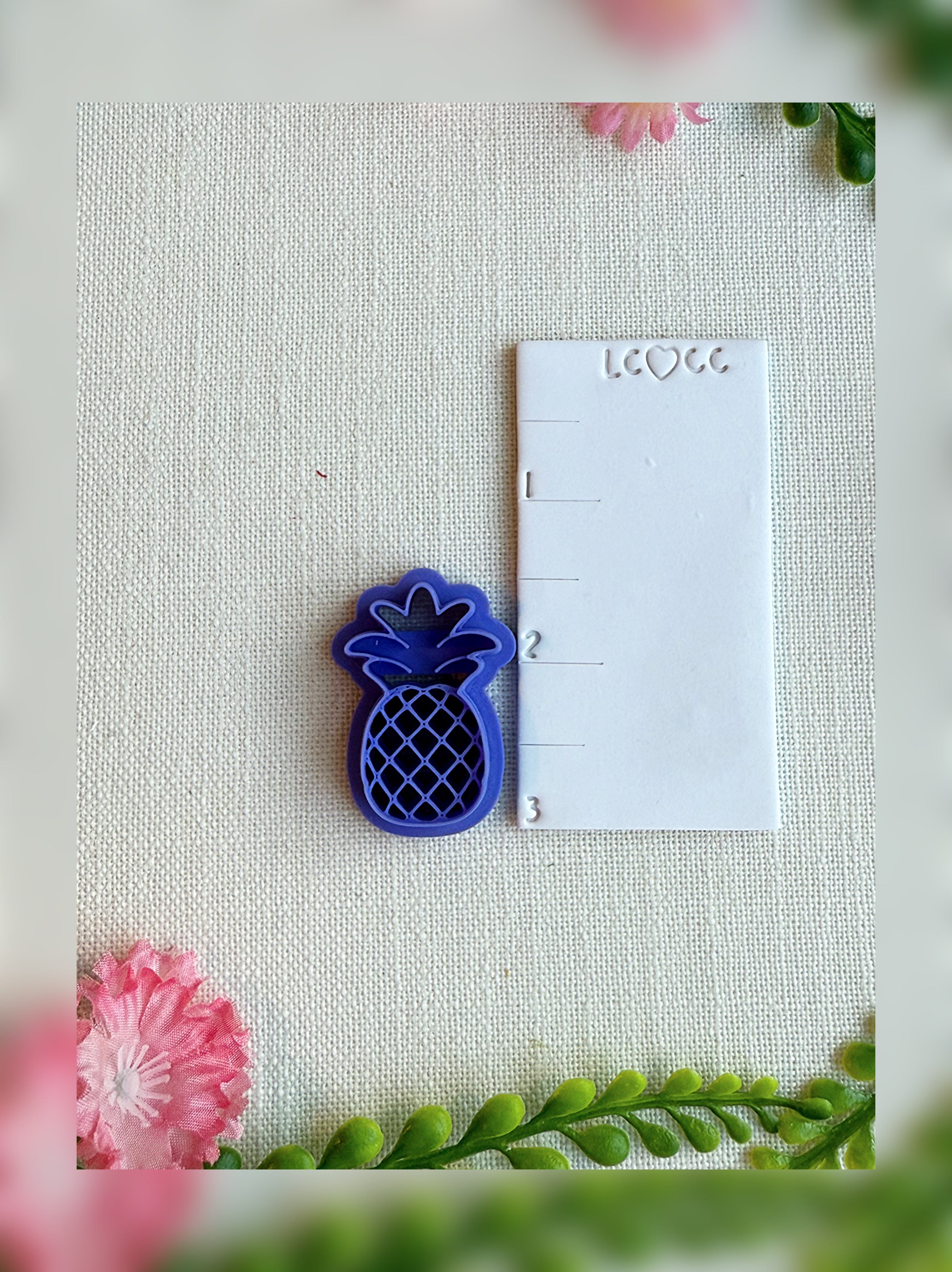 Pretty Pineapple Clay Cutter – Polymer Clay Tool