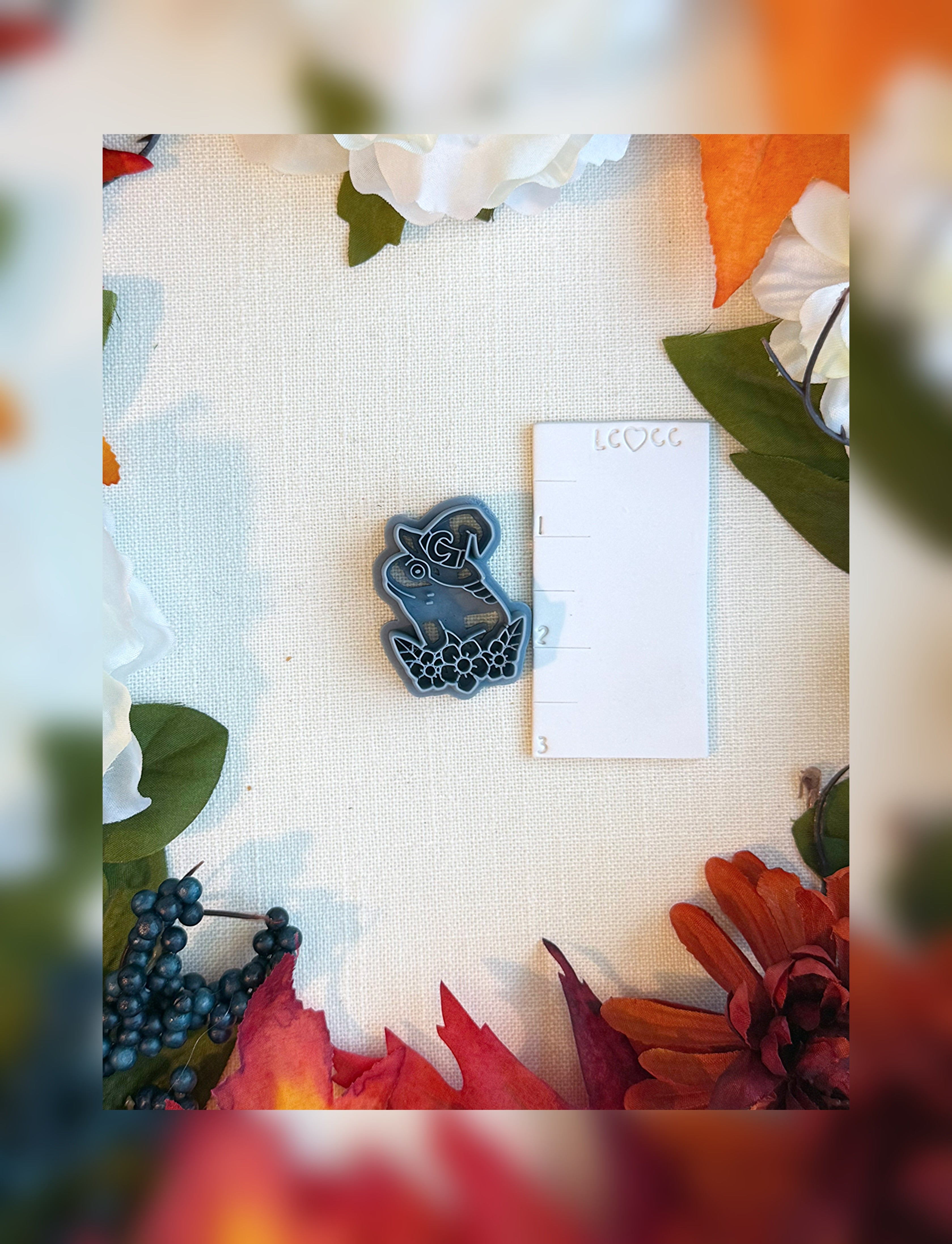 Witchy Faerie Frog Clay Cutter – Polymer Clay Tool