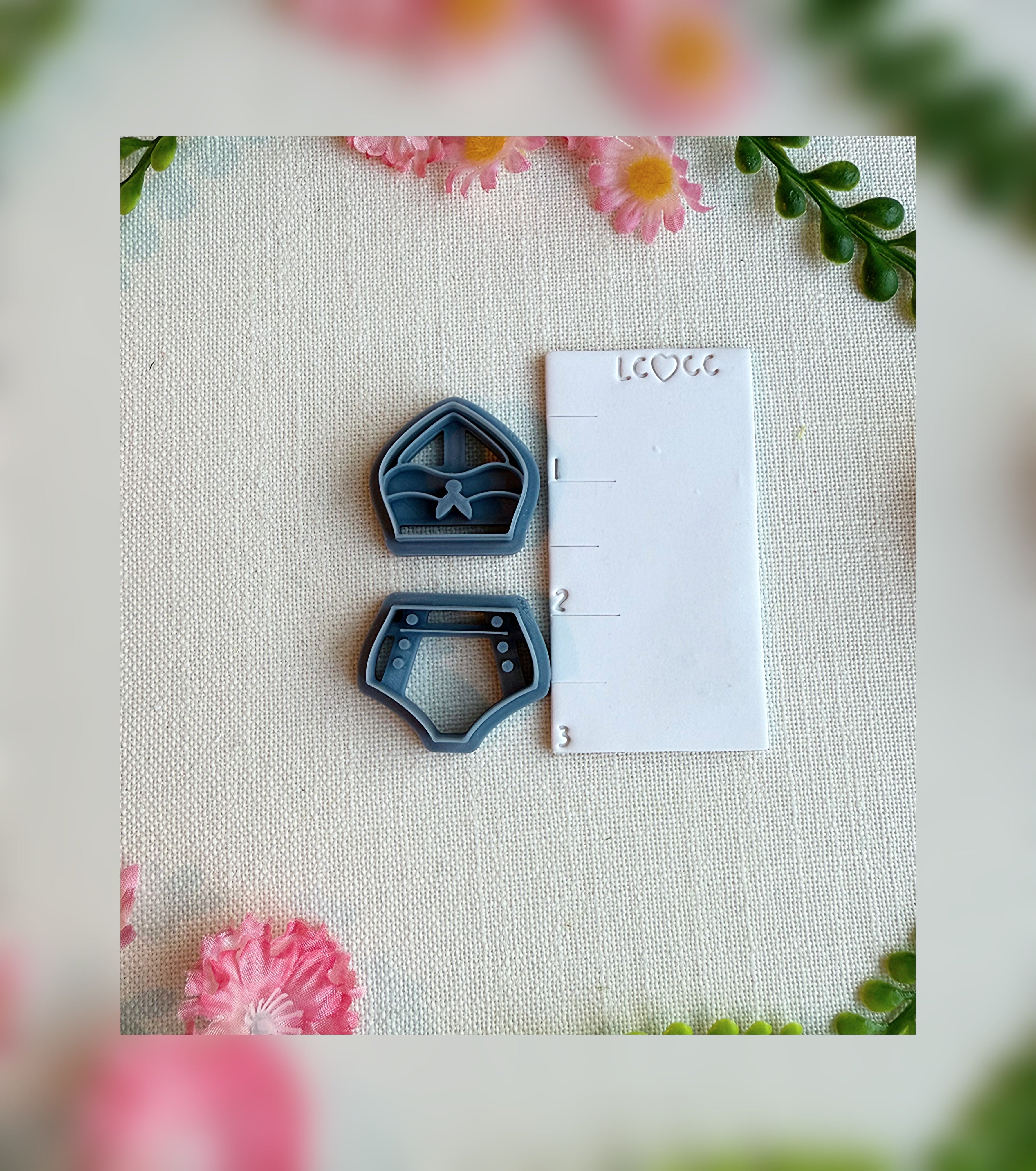 Teeny Weeny Bikini Clay Cutter Set – Polymer Clay Tool