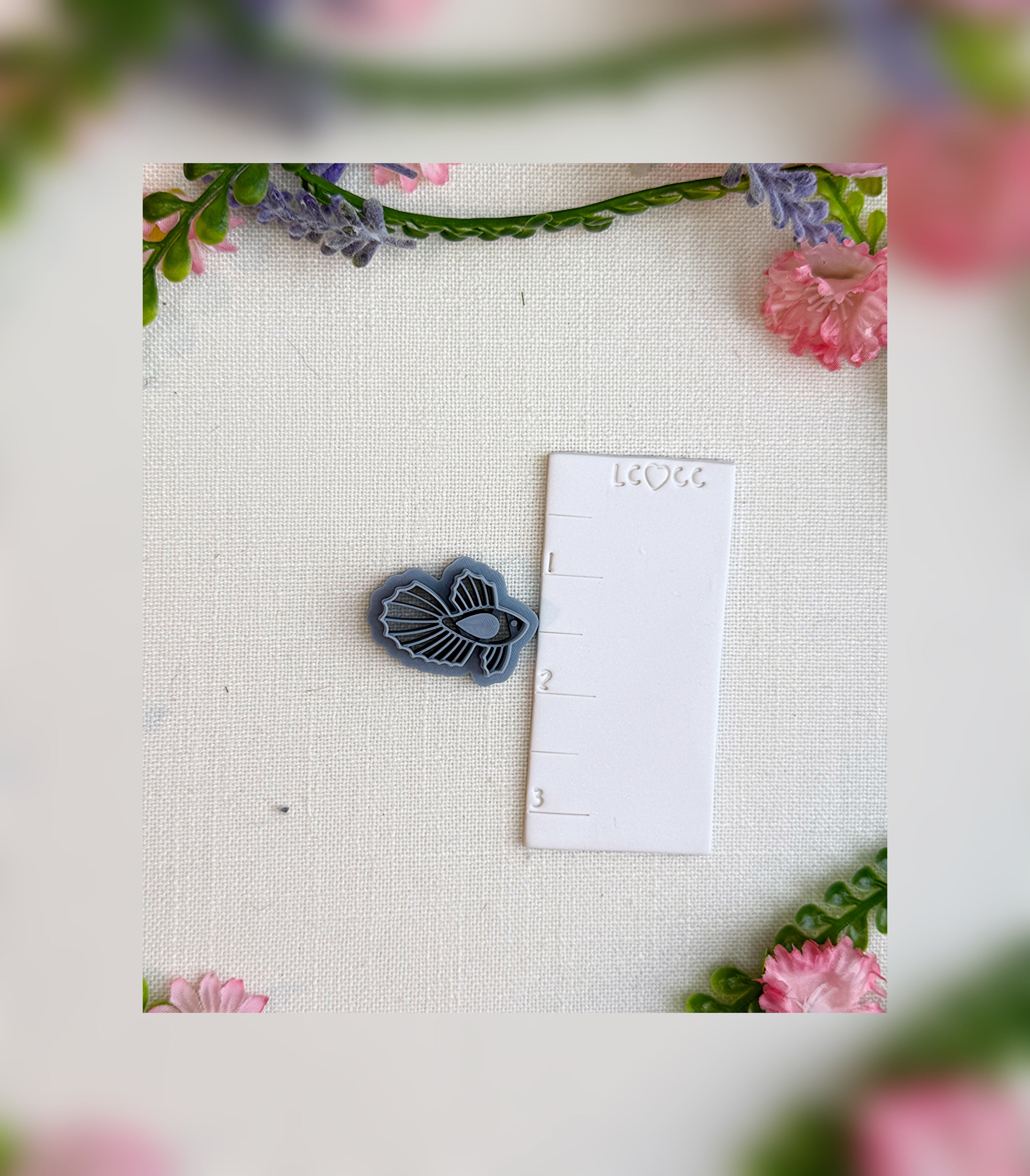 Mystic Betta Fish Clay Cutter – Polymer Clay Tool