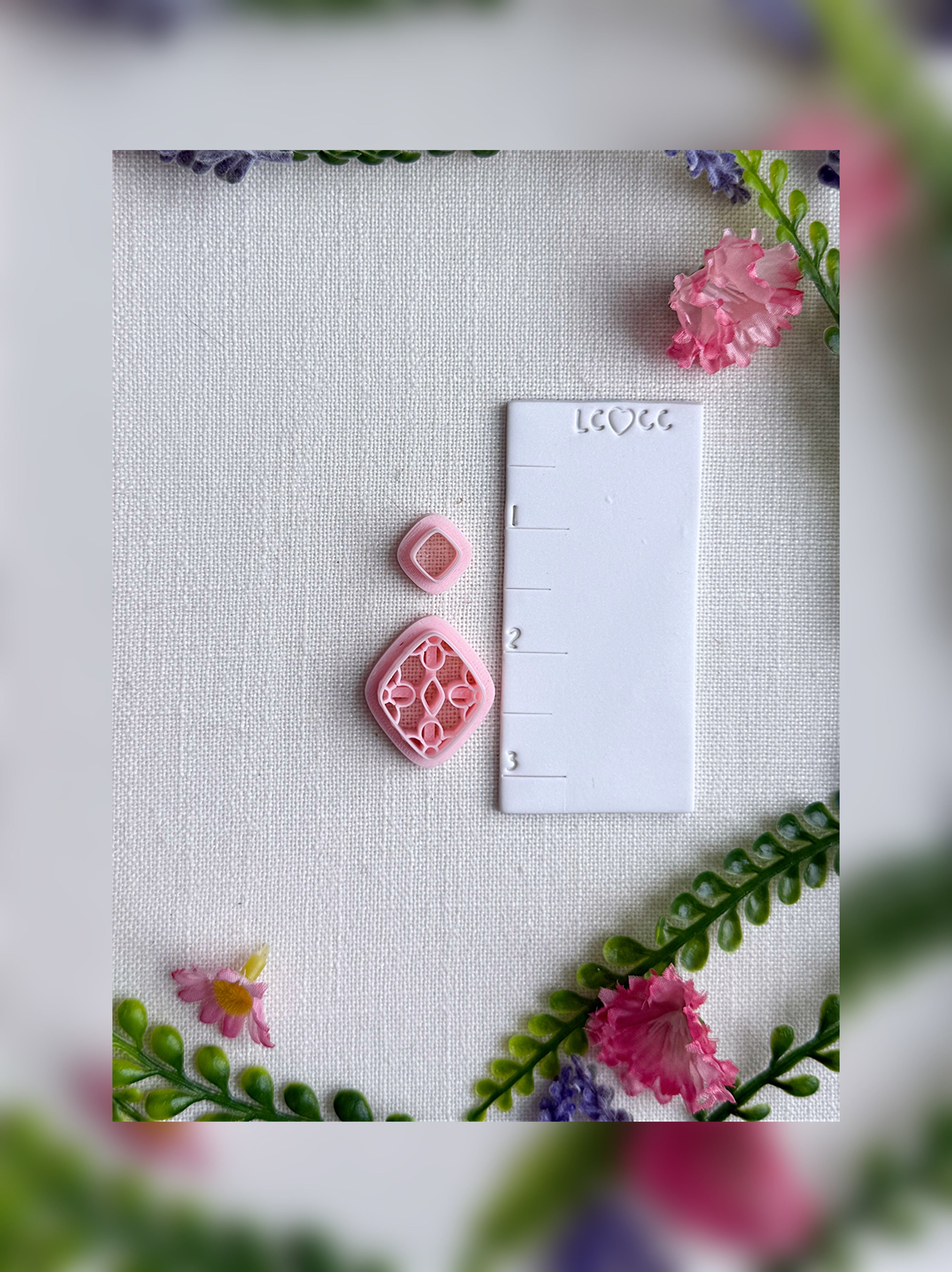 Pink Dogwood Clay Cutter – Polymer Clay Tool