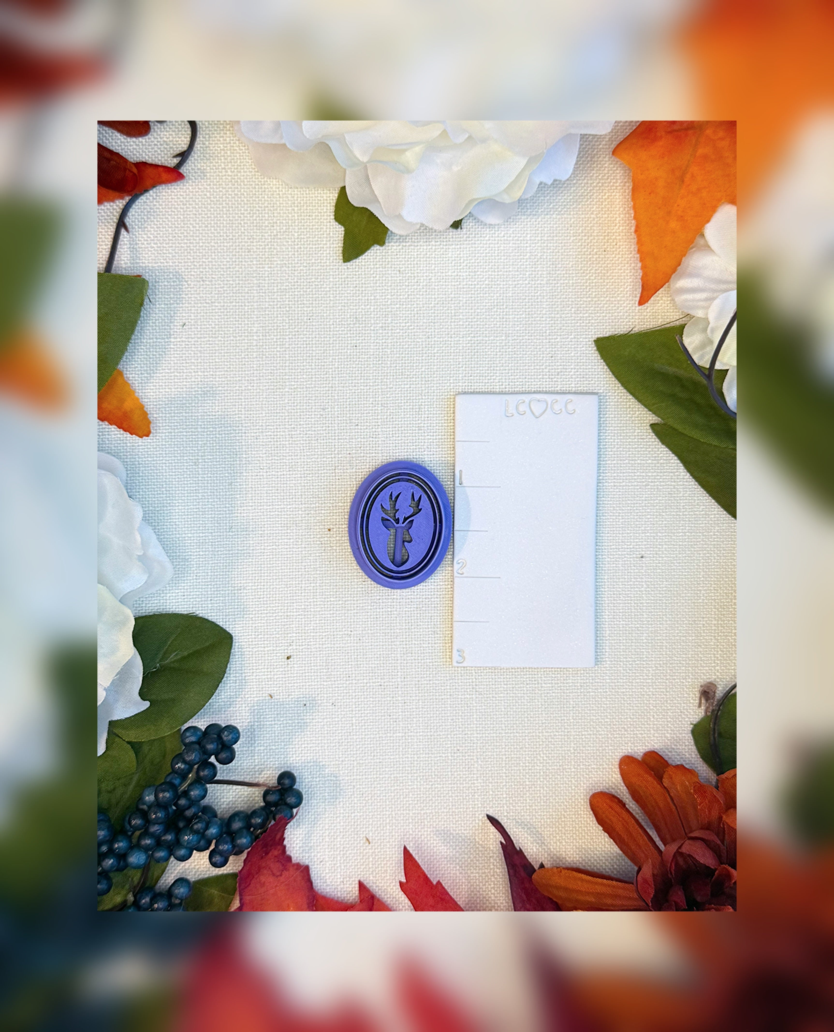 Woodland Deer Cameo Clay Cutter | Polymer Clay Tool