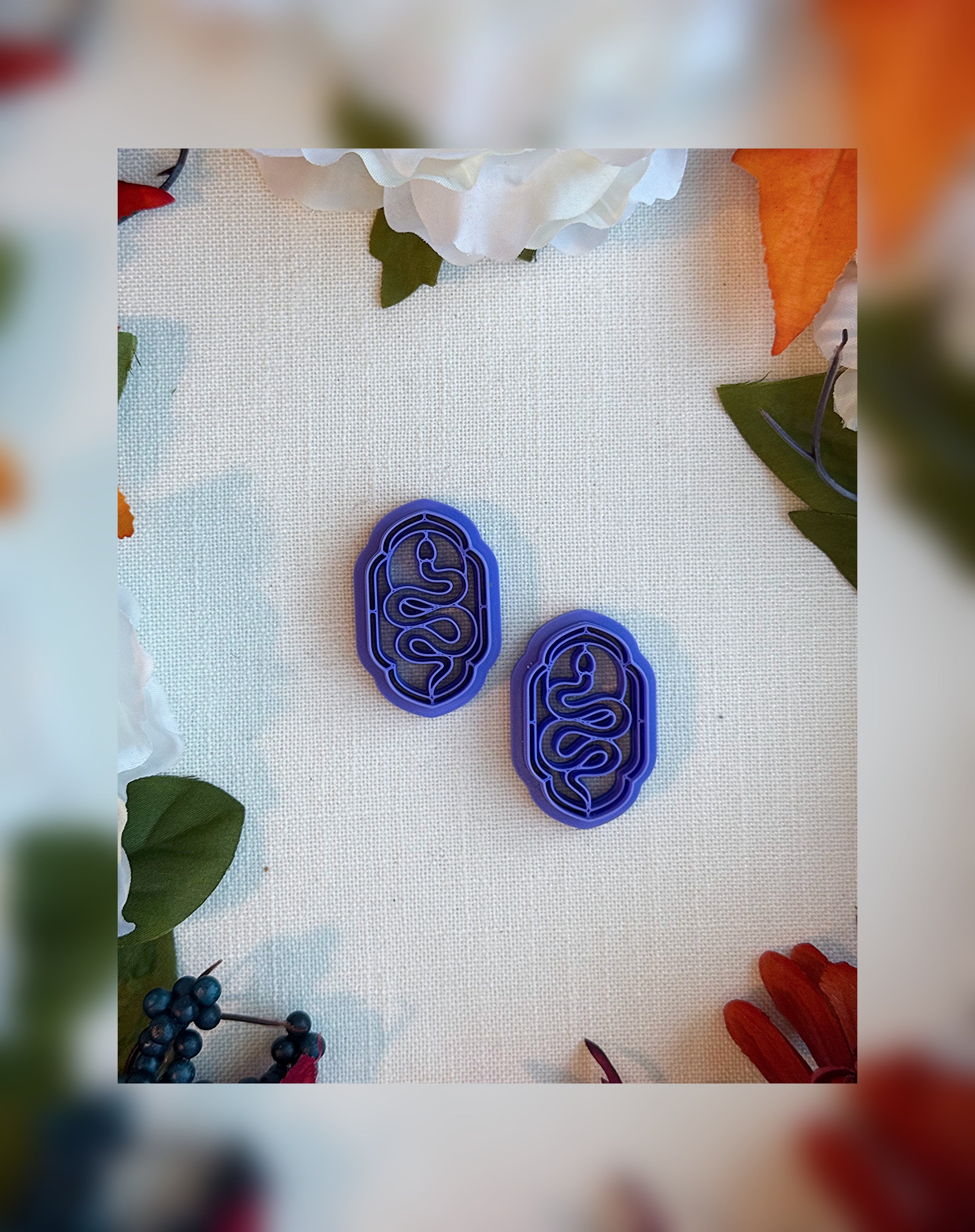 Serpent Shrine Clay Cutter – Polymer Clay Tool