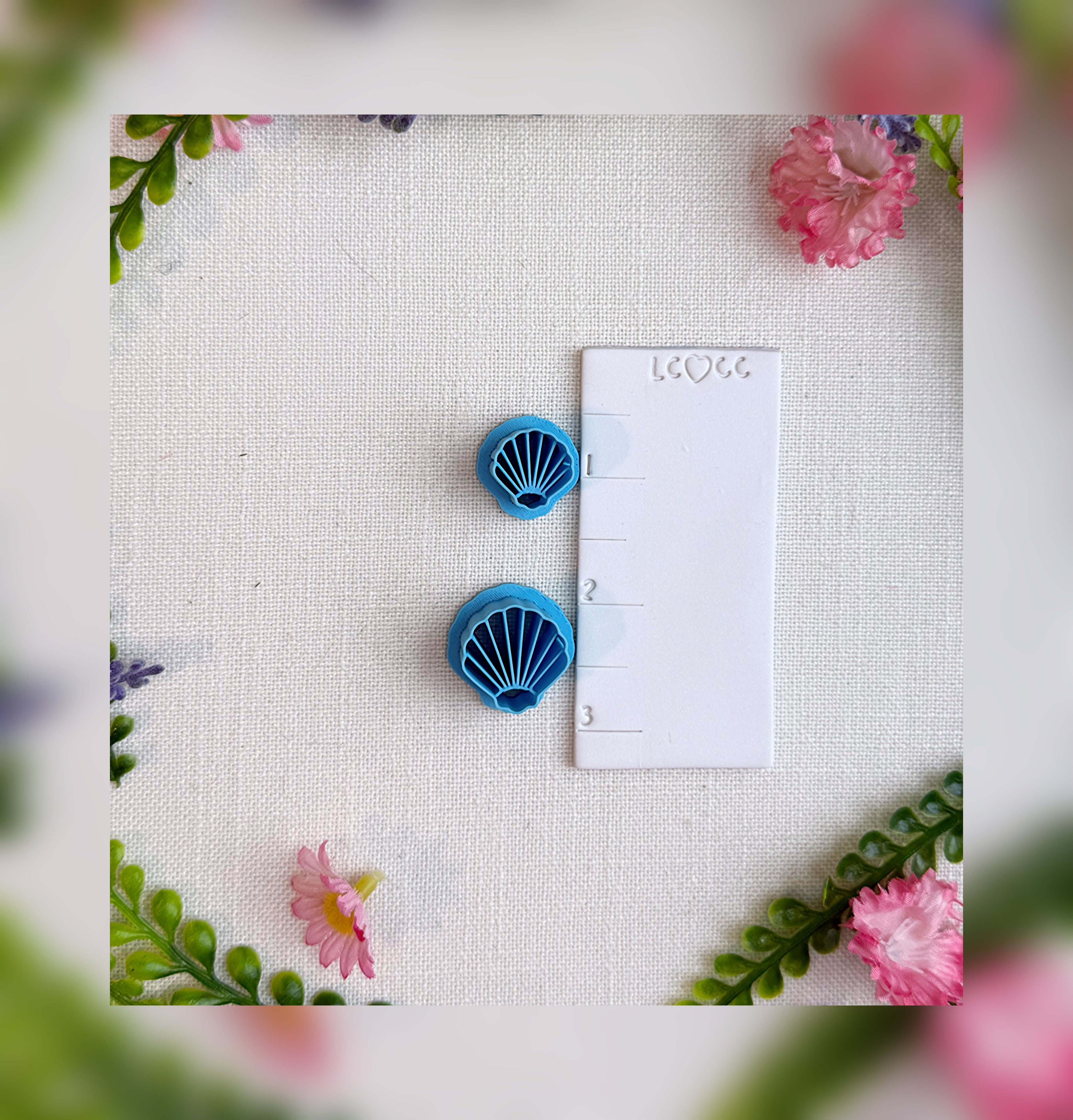 Scallop Shell Clay Cutter – Polymer Clay Tool