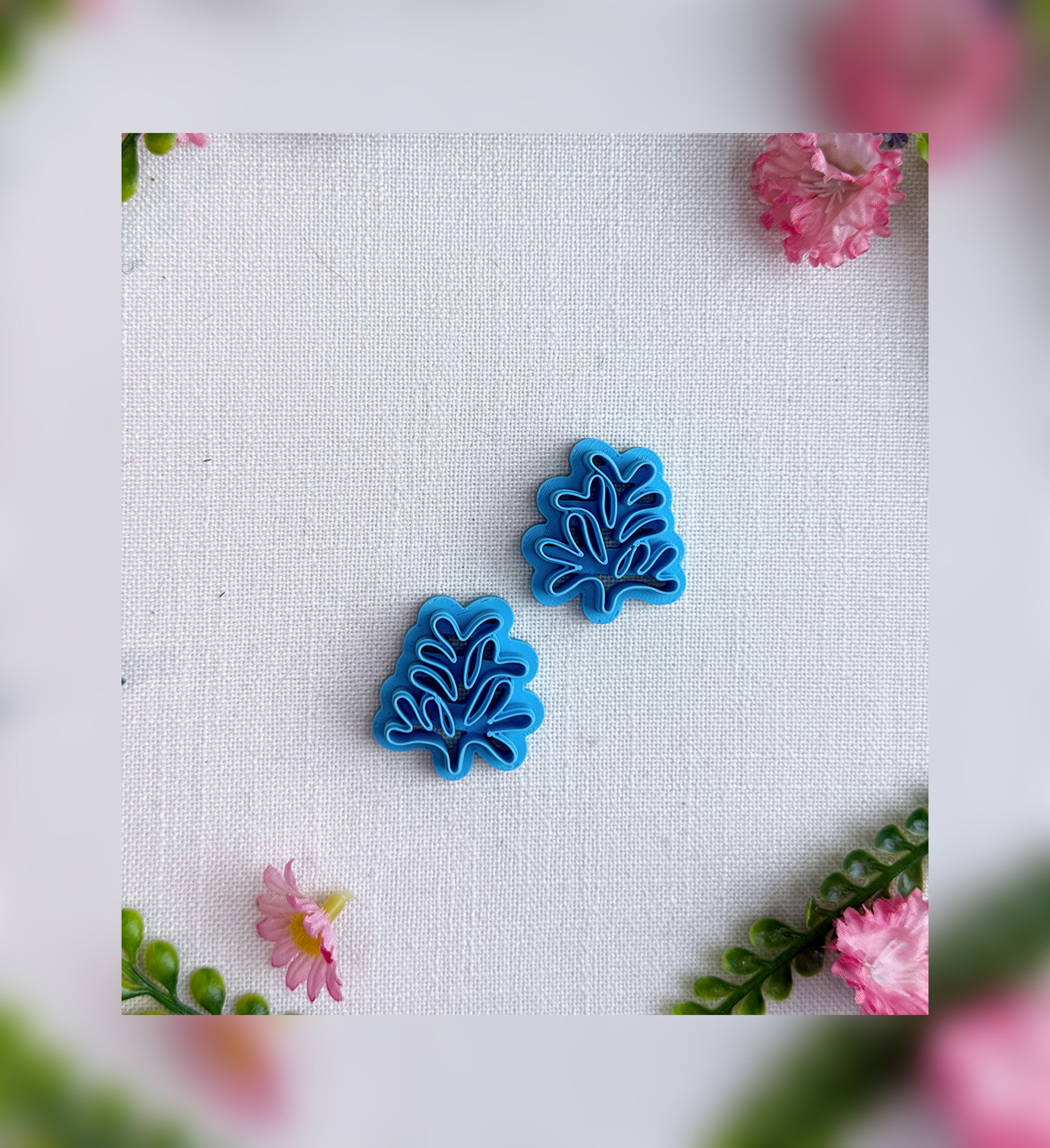 Sea Fern Coral Clay Cutter – Polymer Clay Tool
