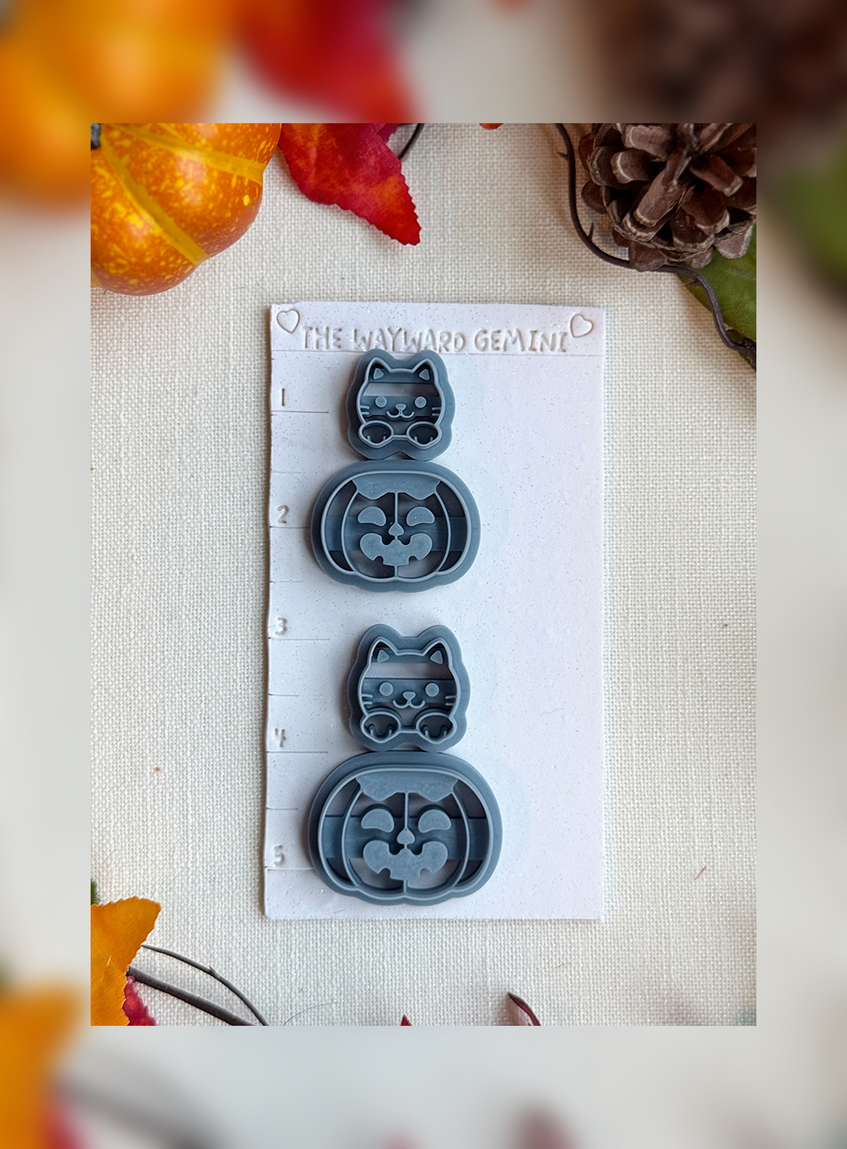 Pumpkin Pals Clay Cutter Set – Polymer Clay Tool for Halloween