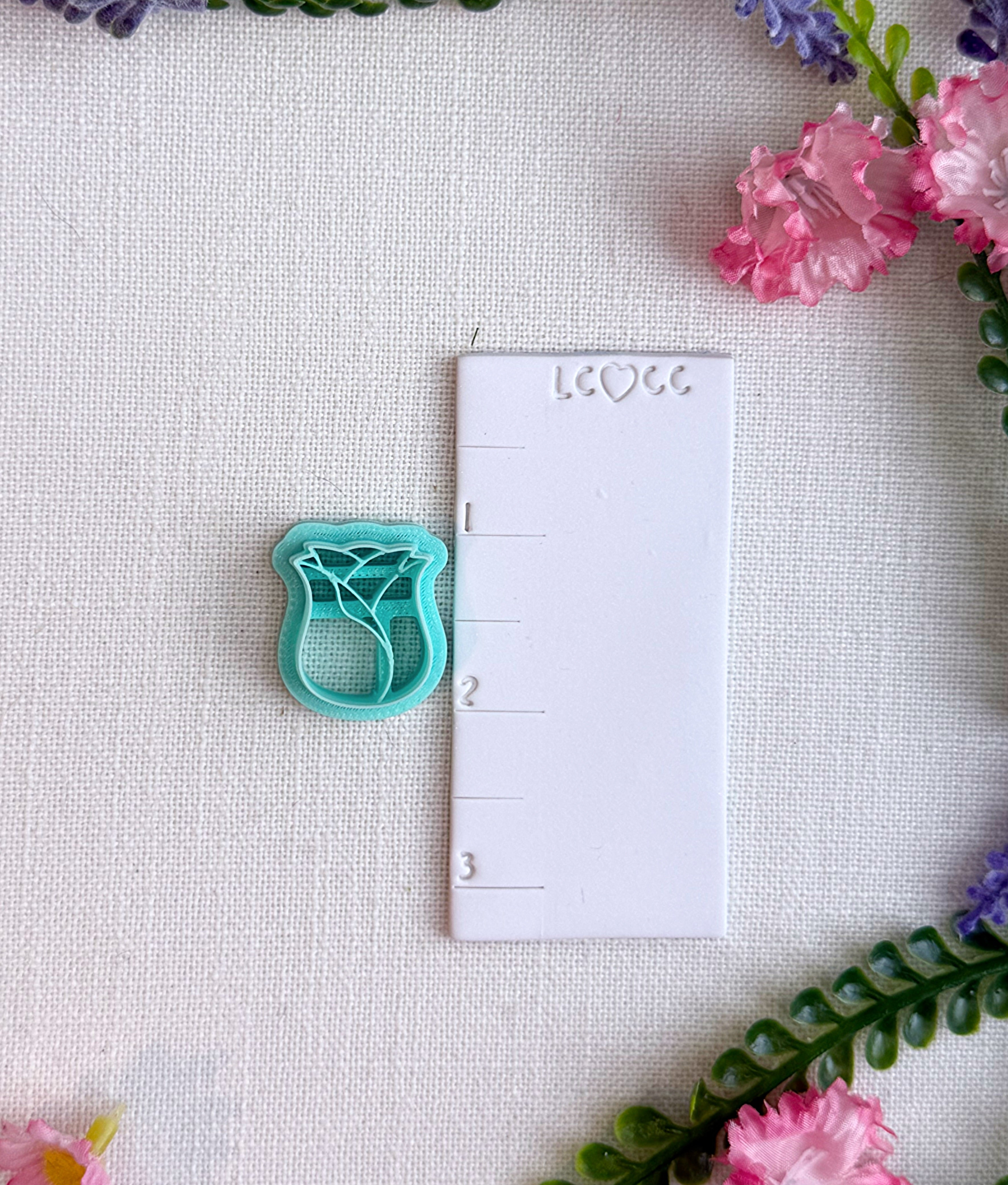 Twilight Rose Clay Cutter – Polymer Clay Tool