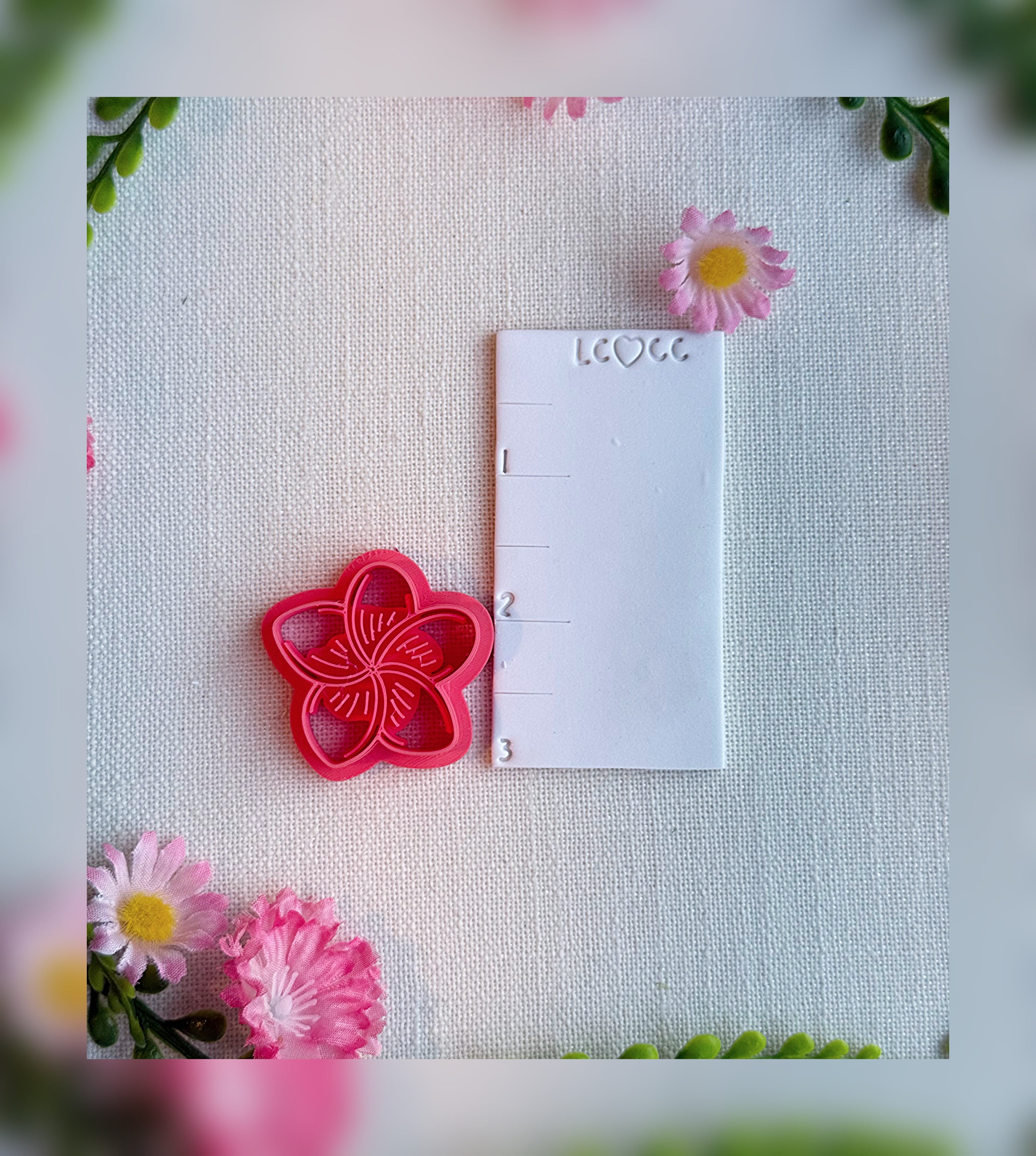 Plumeria Drift Clay Cutter – Polymer Clay Tool