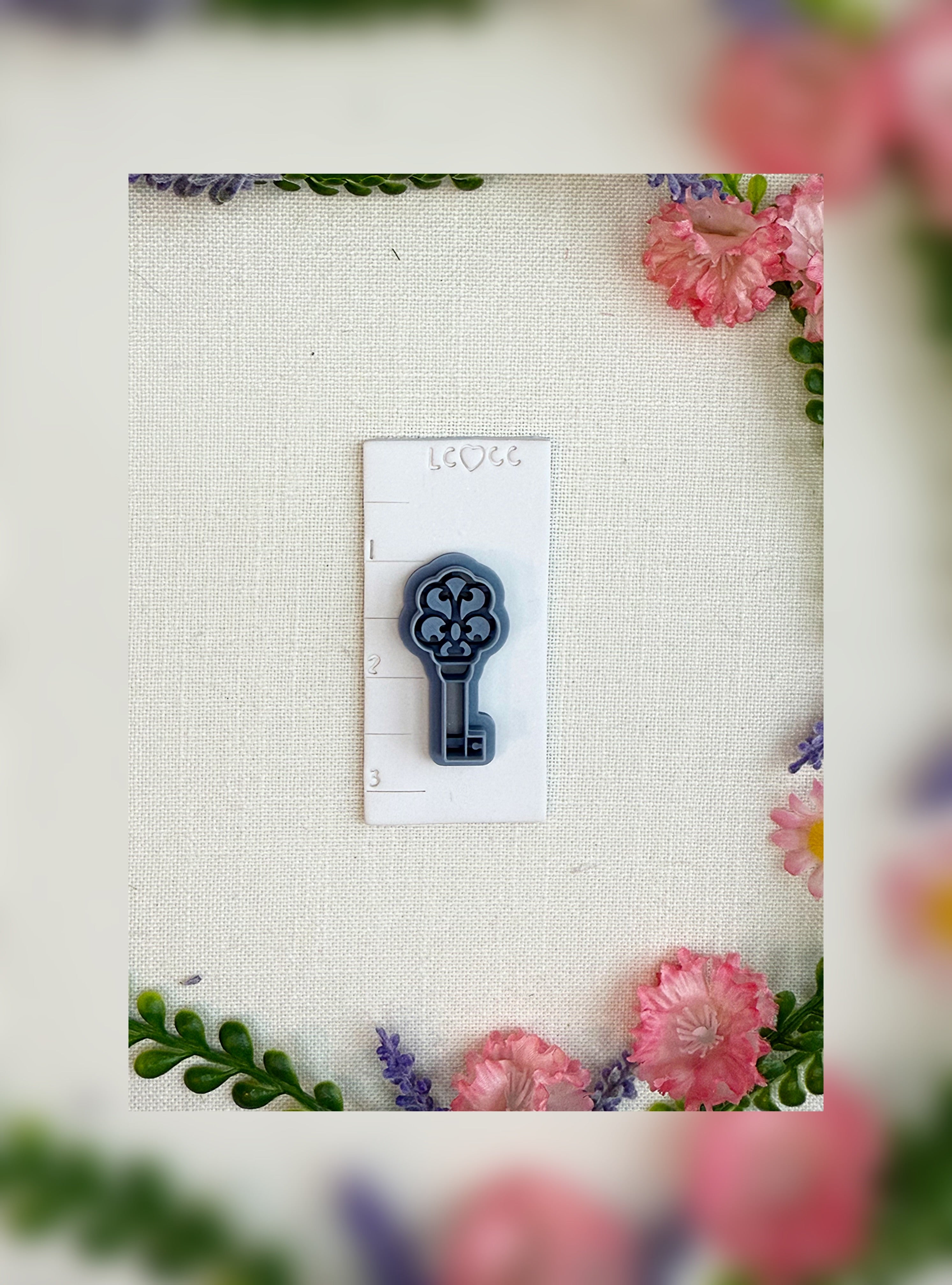Secret Garden Lock & Key Clay Cutter Set – Polymer Clay Tools
