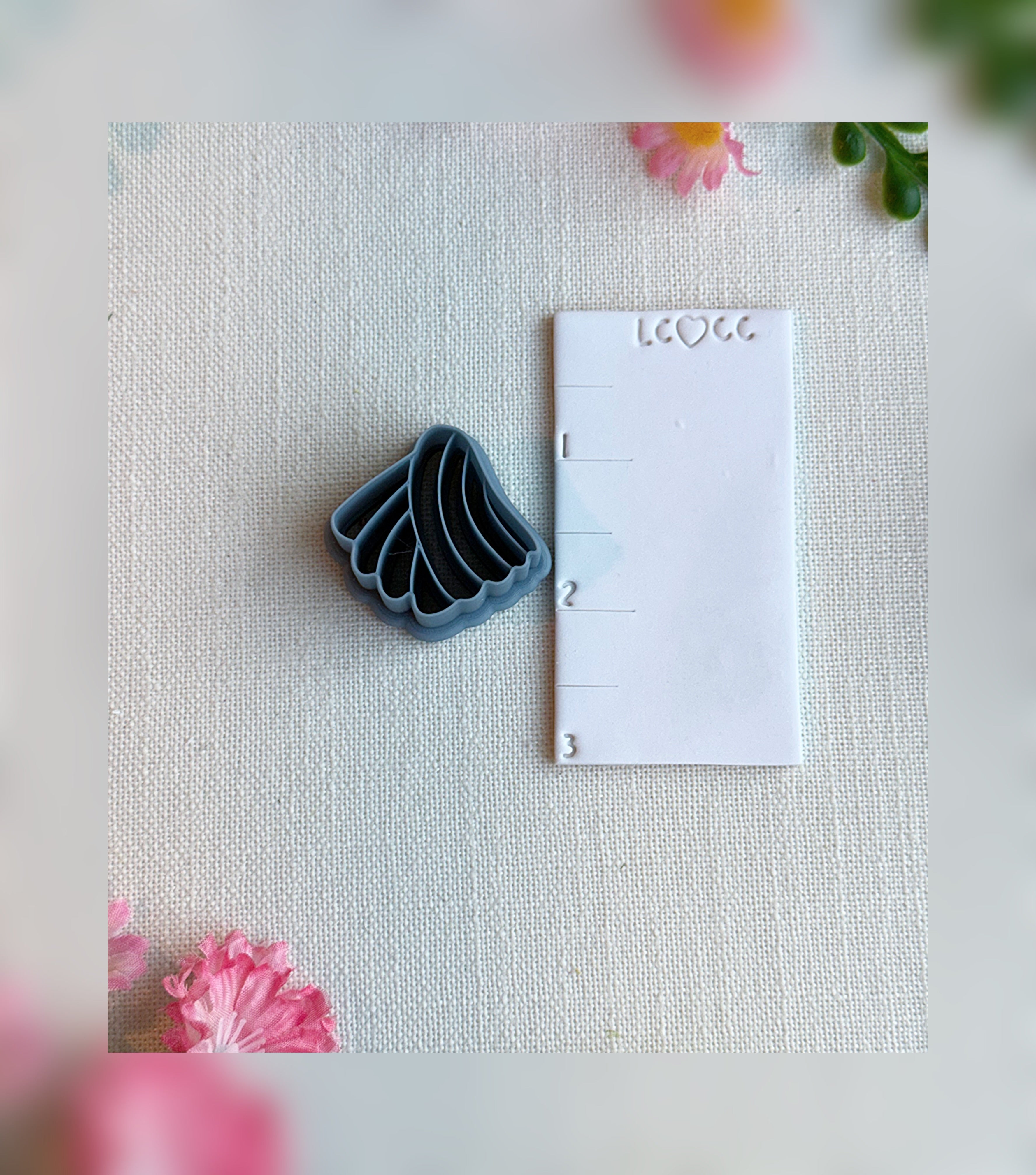 Driftleaf Cascade Organic Shape | Polymer Clay Tool