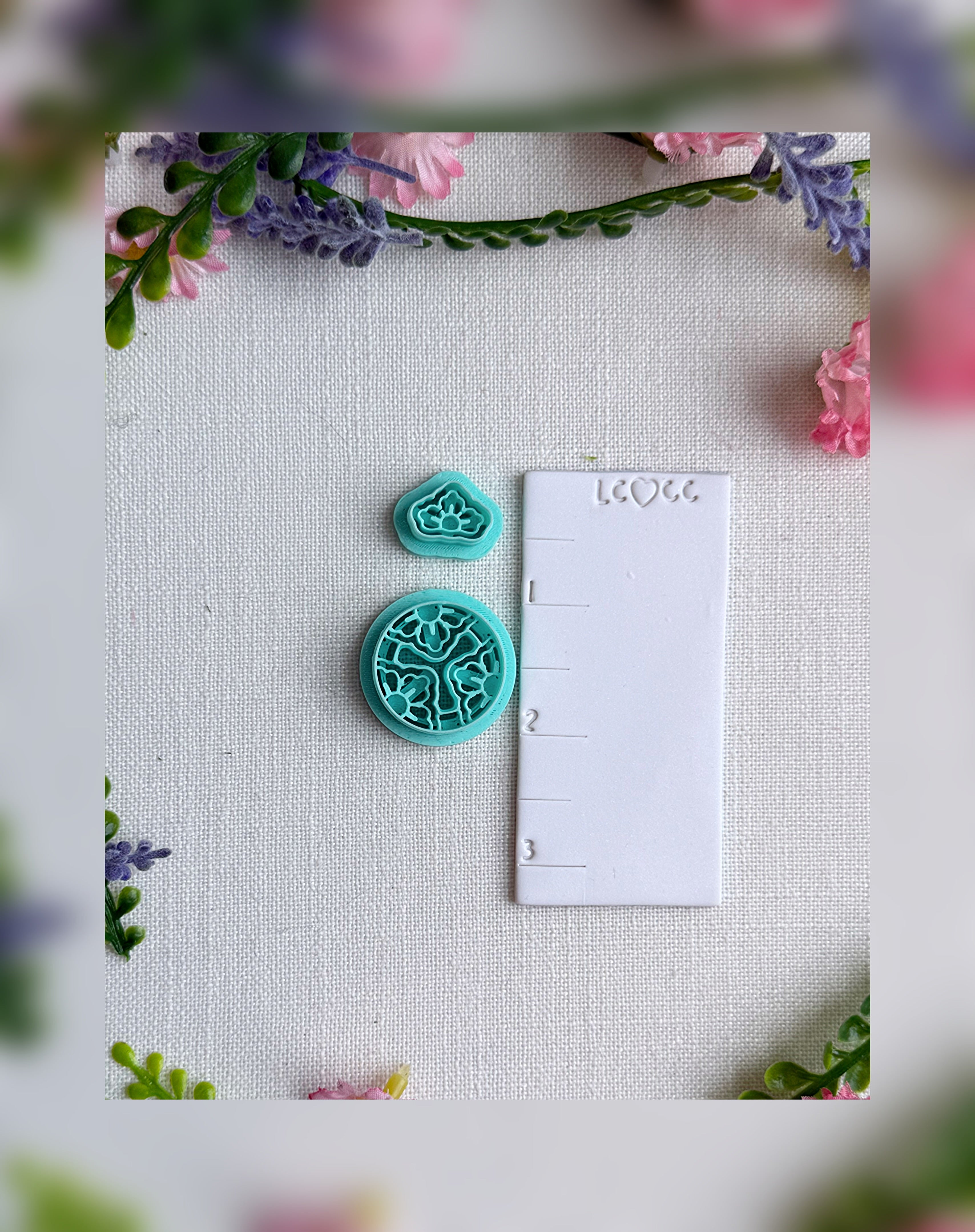 Forget-me-not Faerie Ring Clay Cutter Set – Polymer Clay Tool