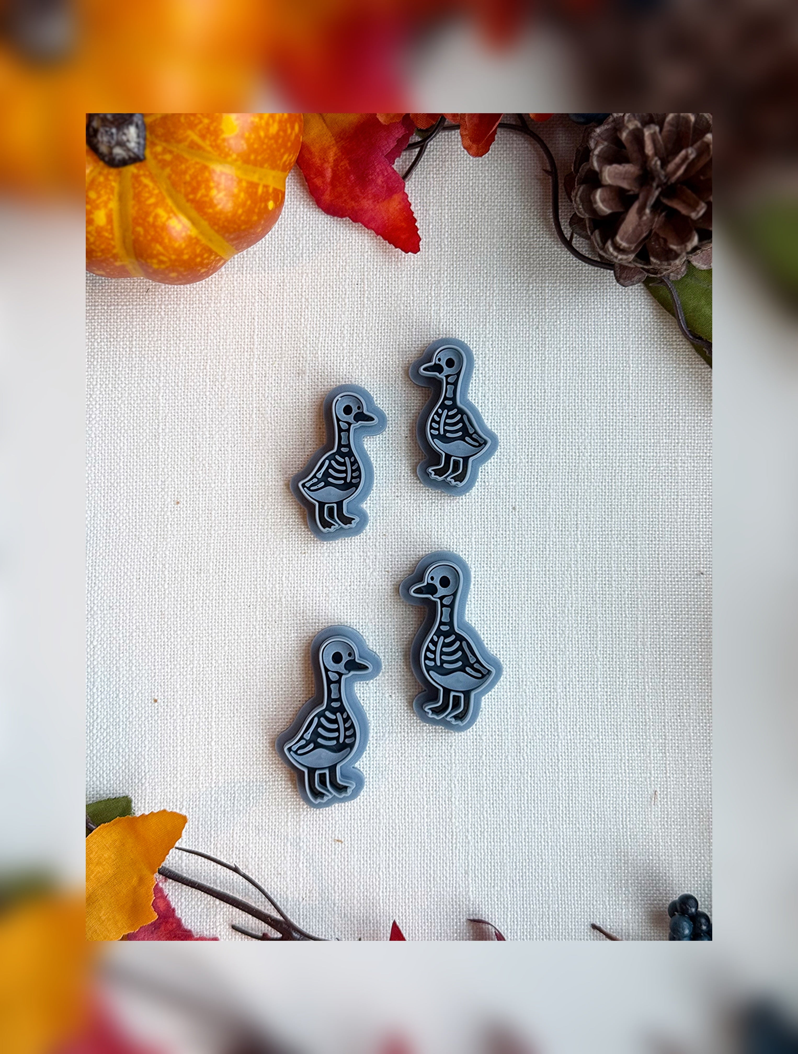 💀 Honk If You’re Haunted Clay Cutter – Polymer Clay Tool for Halloween