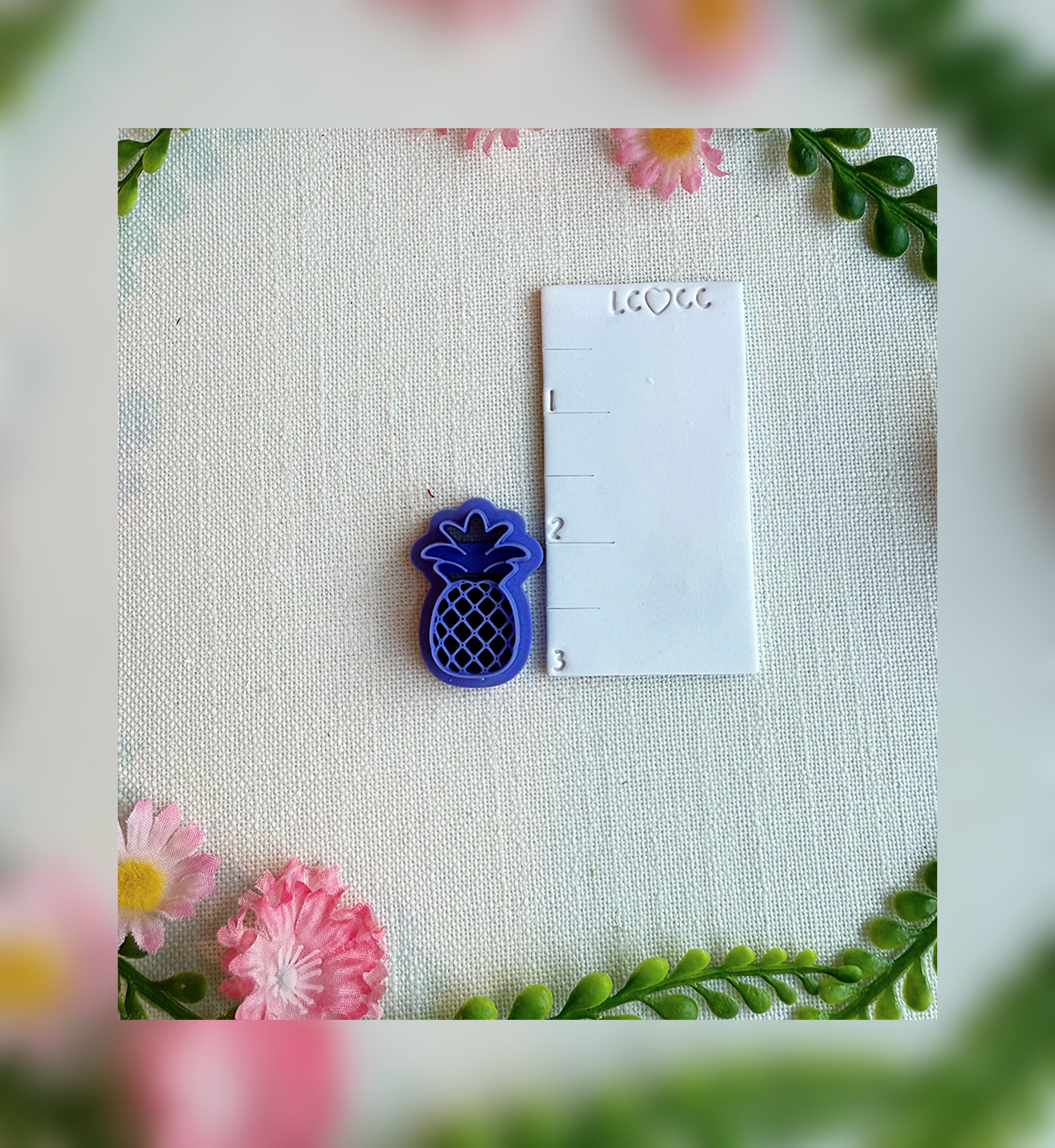 Pretty Pineapple Clay Cutter – Polymer Clay Tool
