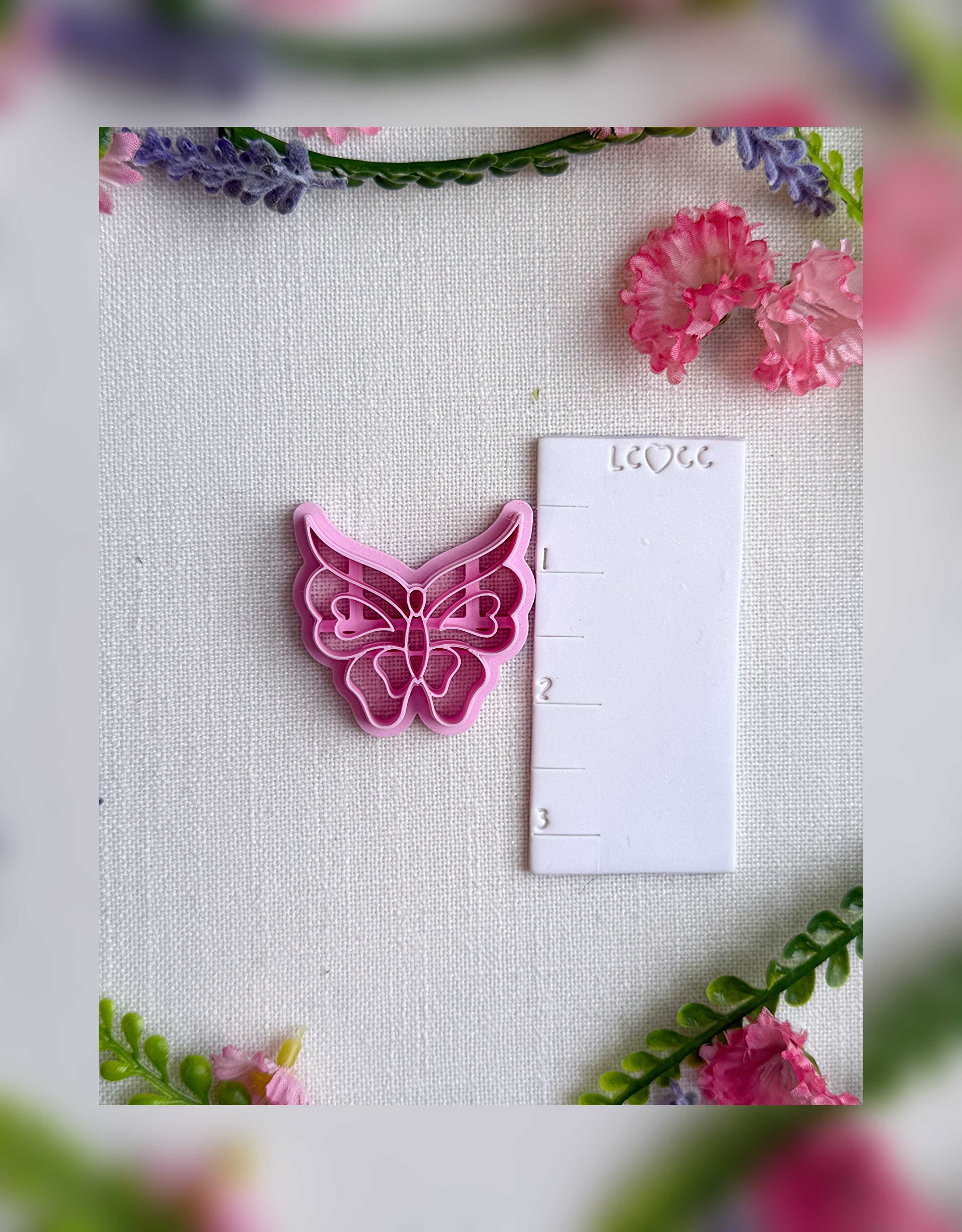 Flutterlace Wings Clay Cutter – Polymer Clay Tool