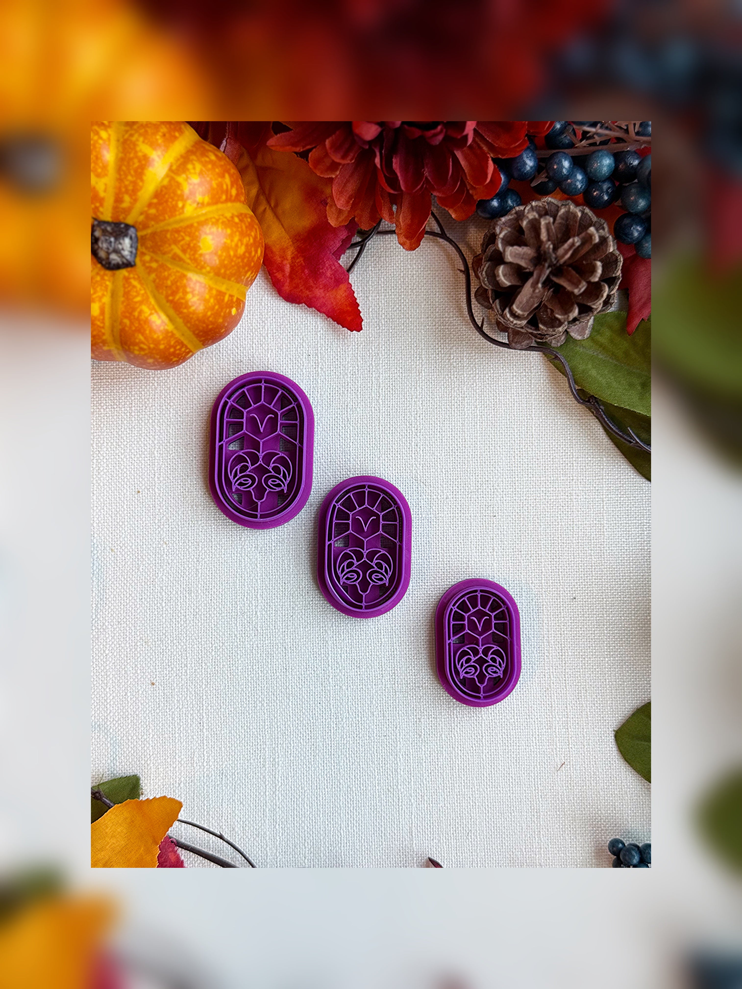 Celestial Aries Clay Cutter – Polymer Clay Tool for Astrological Creations
