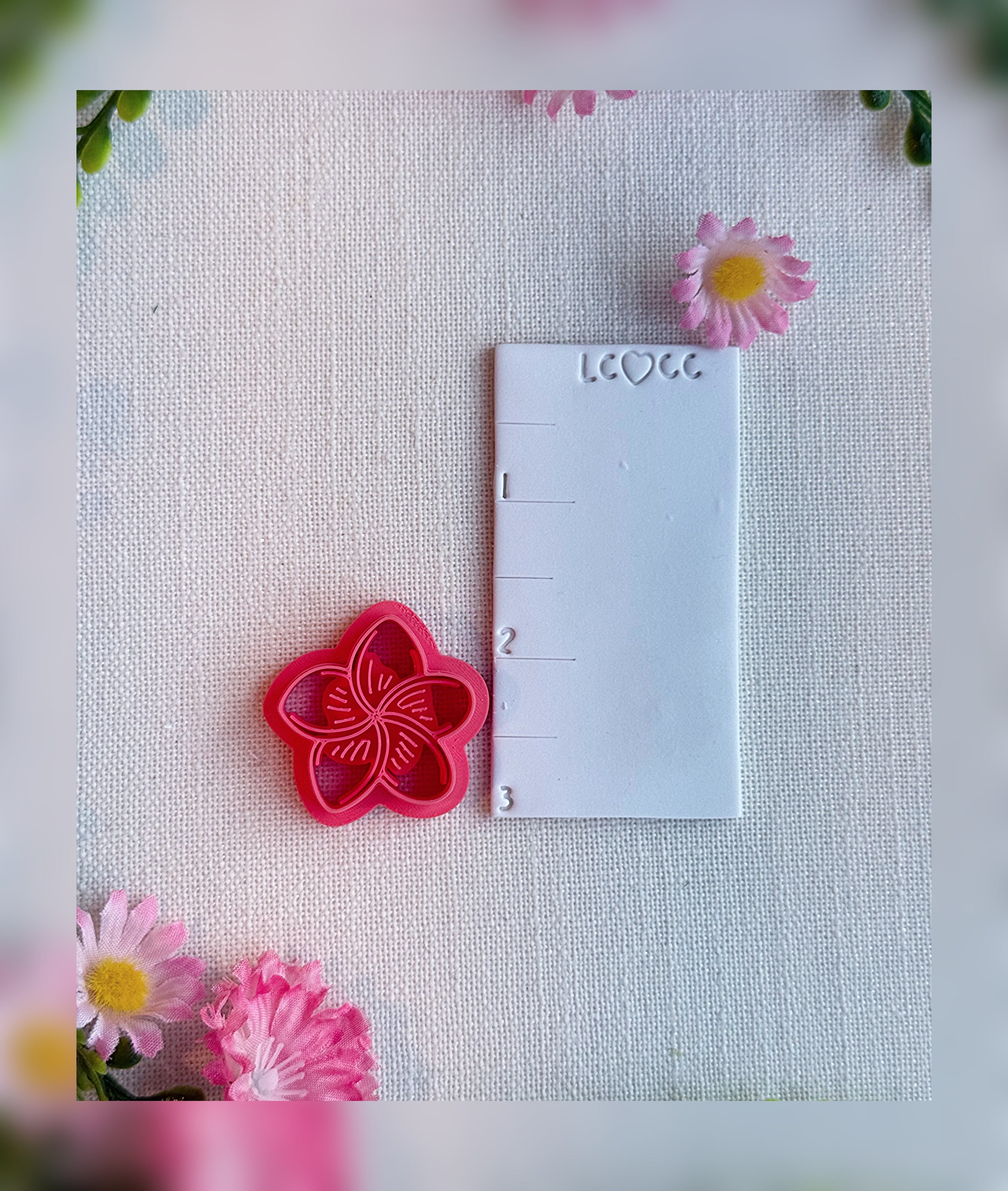 Plumeria Drift Clay Cutter – Polymer Clay Tool
