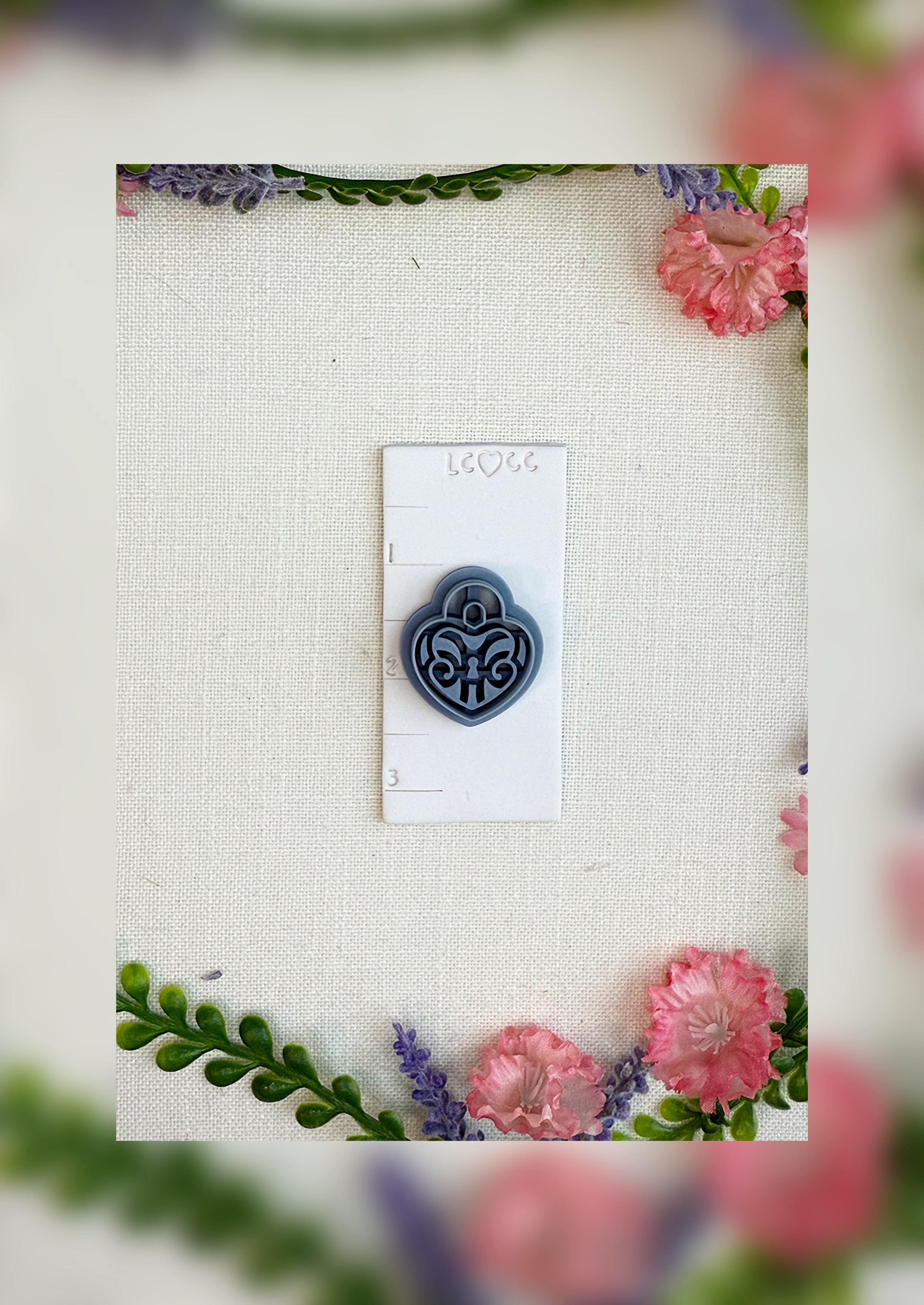 Secret Garden Lock & Key Clay Cutter Set – Polymer Clay Tools