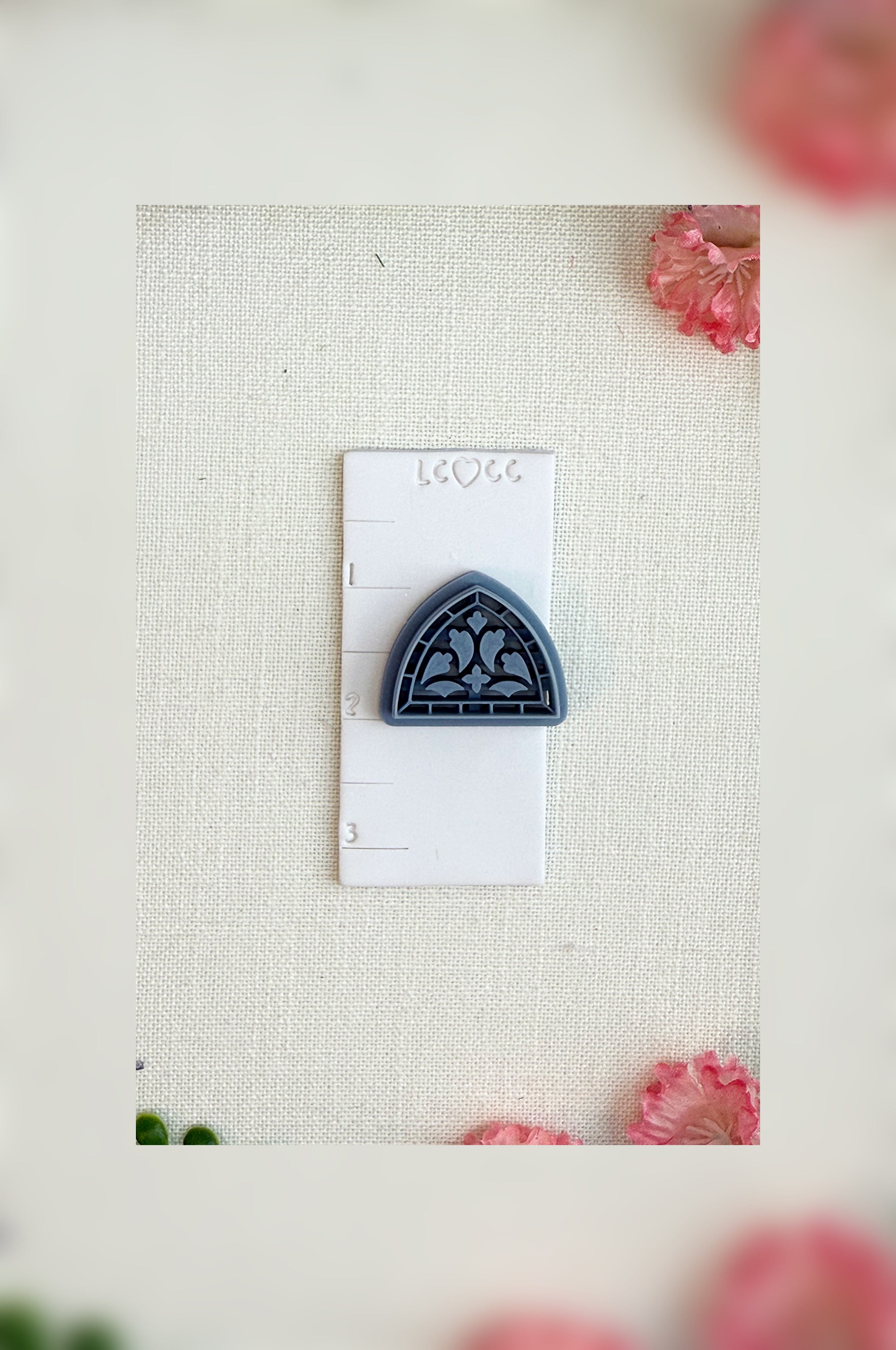 Moonlit Cathedral Window Clay Cutter – Polymer Clay Tool
