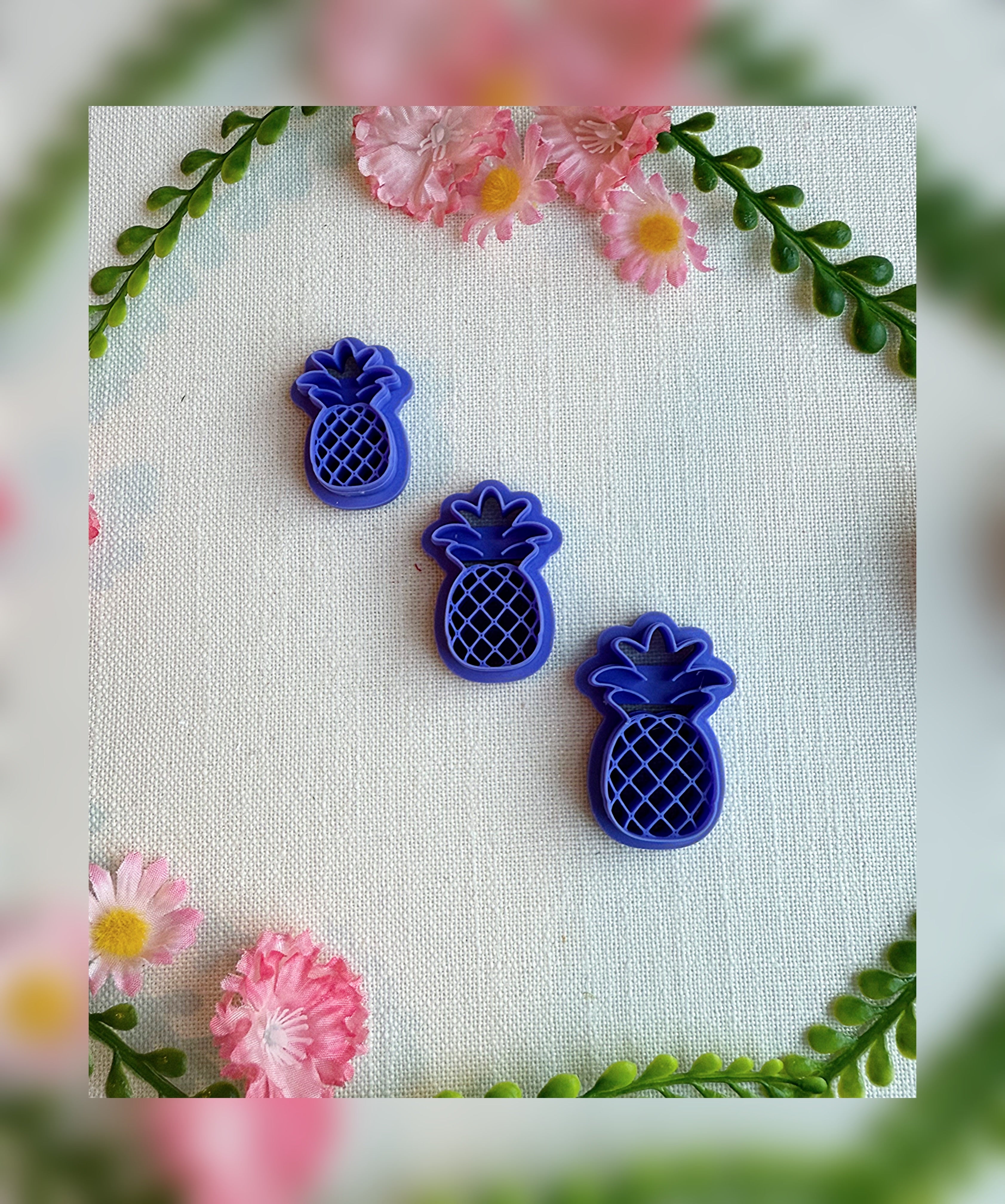 Pretty Pineapple Clay Cutter – Polymer Clay Tool