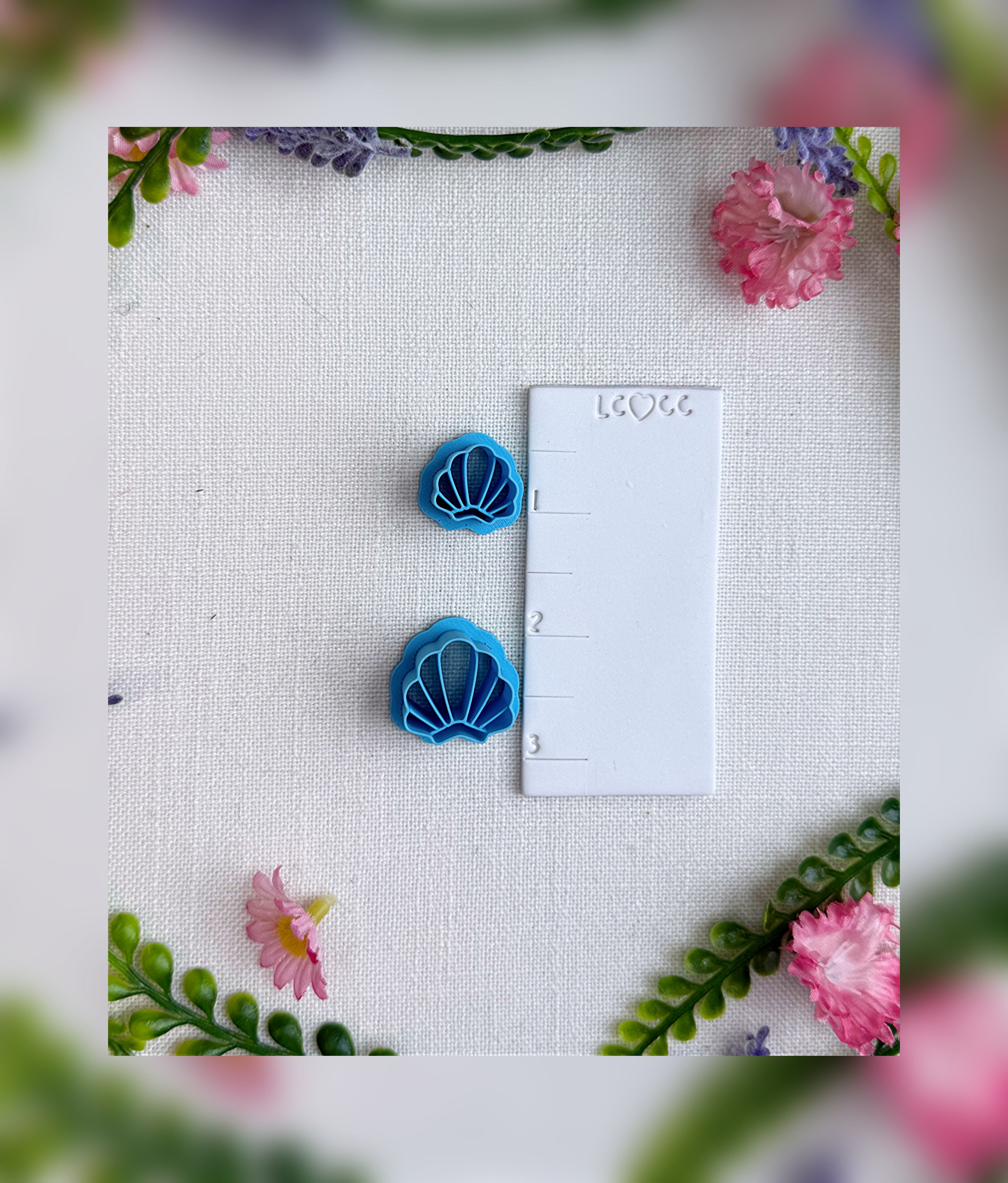 Ruffled Shell Clay Cutter – Polymer Clay Tool