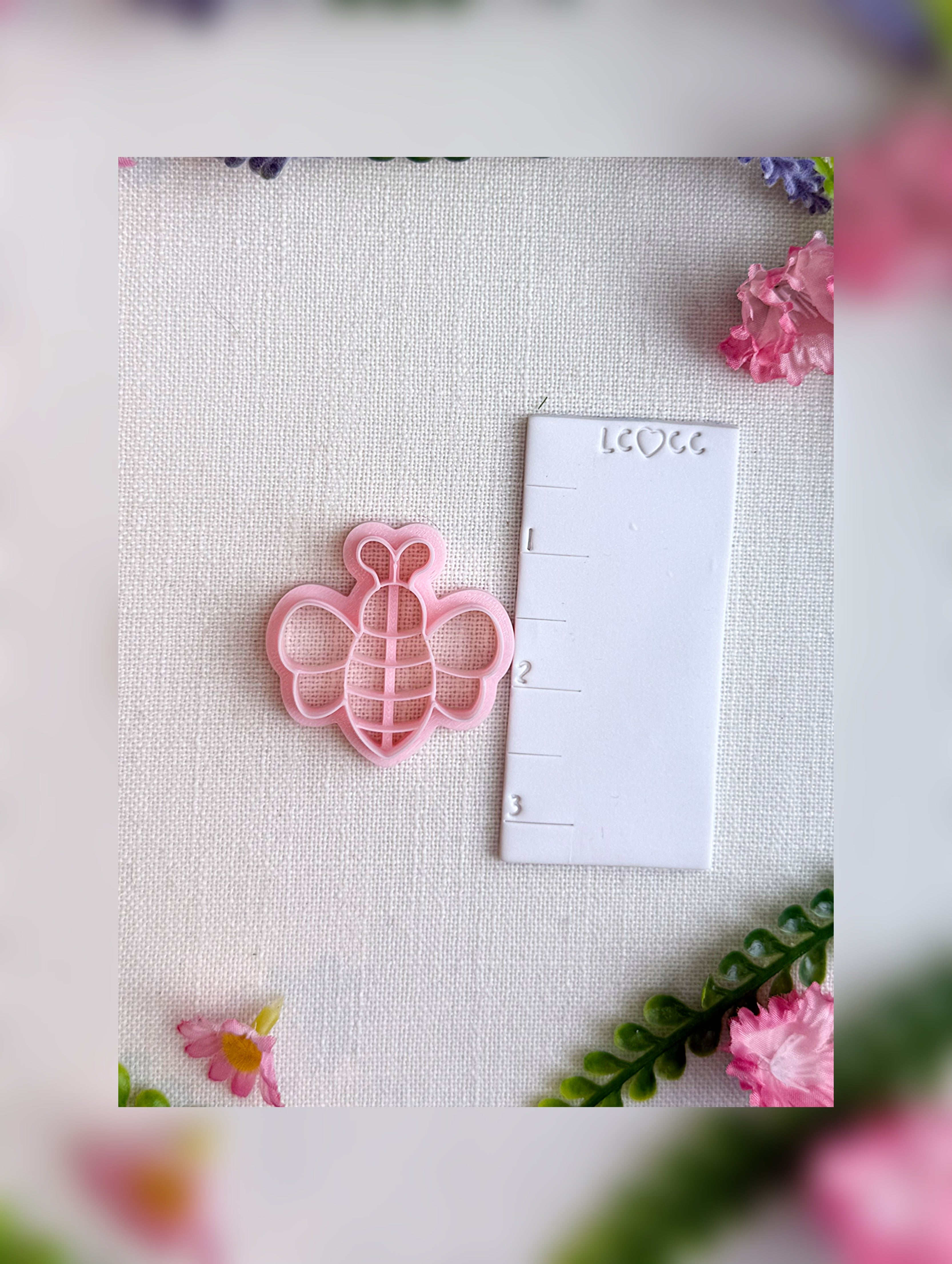 Blushing Bumble Clay Cutter – Polymer Clay Tool