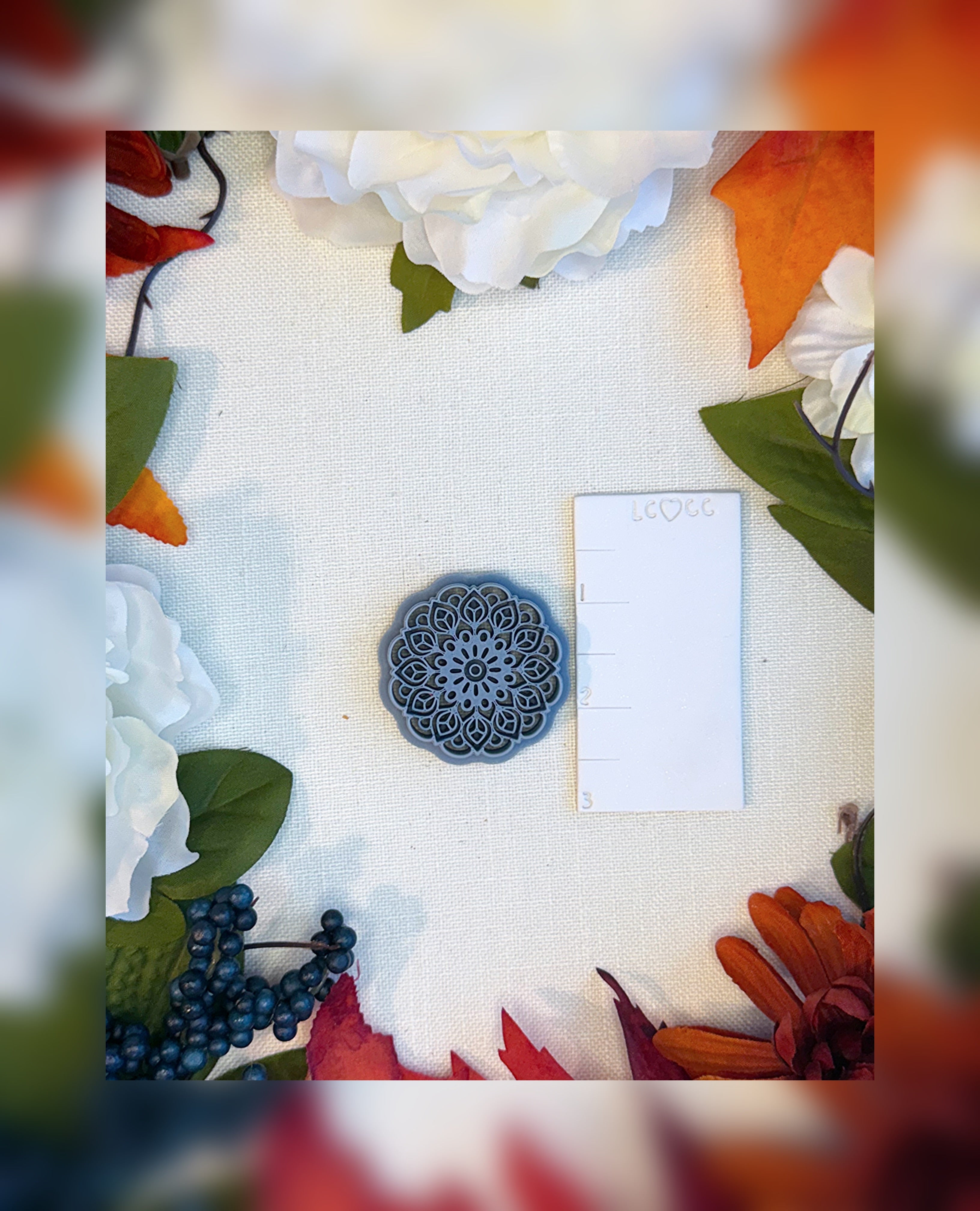 Harvest Lace Mandala Clay Cutter | Polymer Clay Tool
