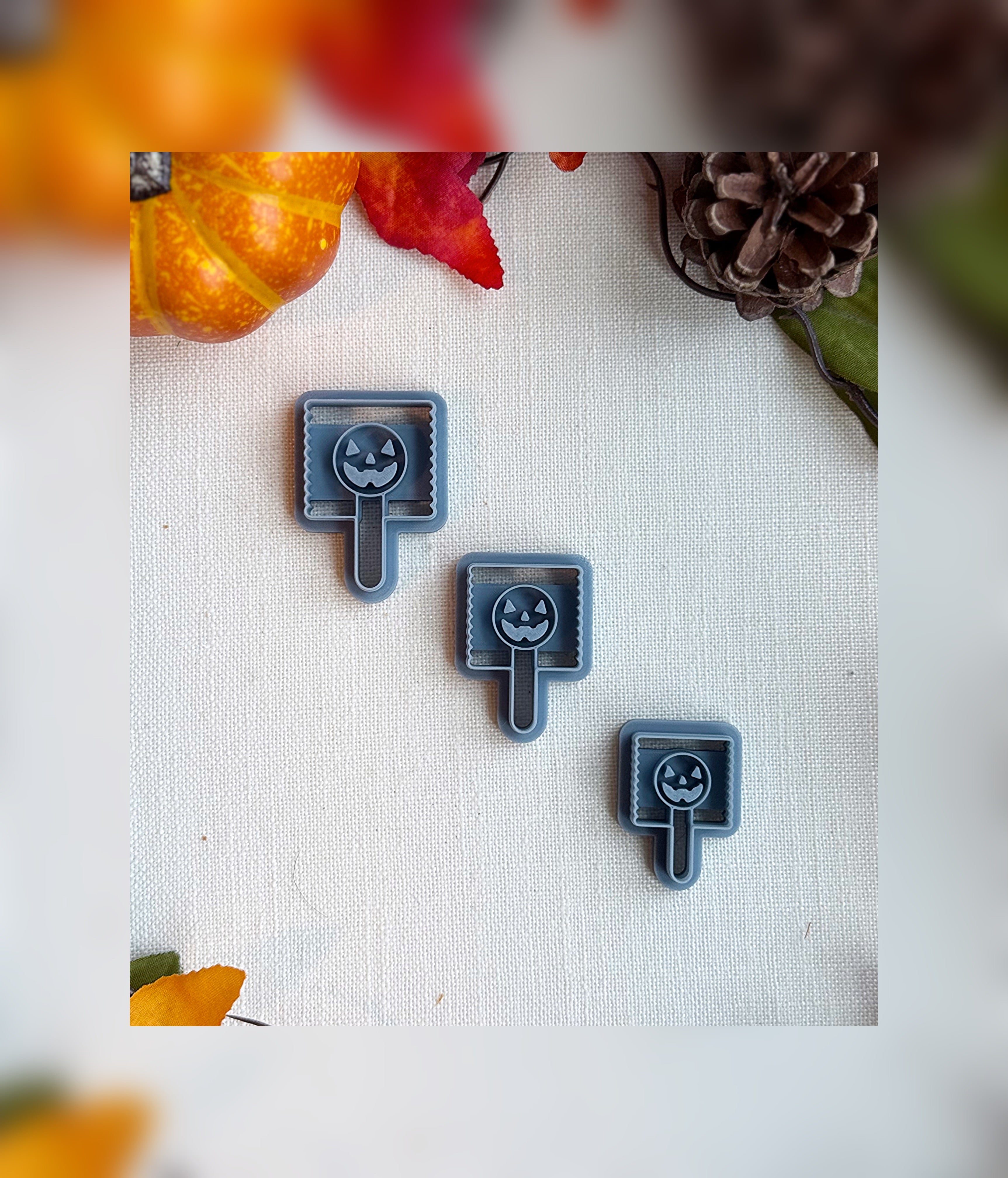 🎃 Jack-o-Pop Clay Cutter – Polymer Clay Tool for Halloween