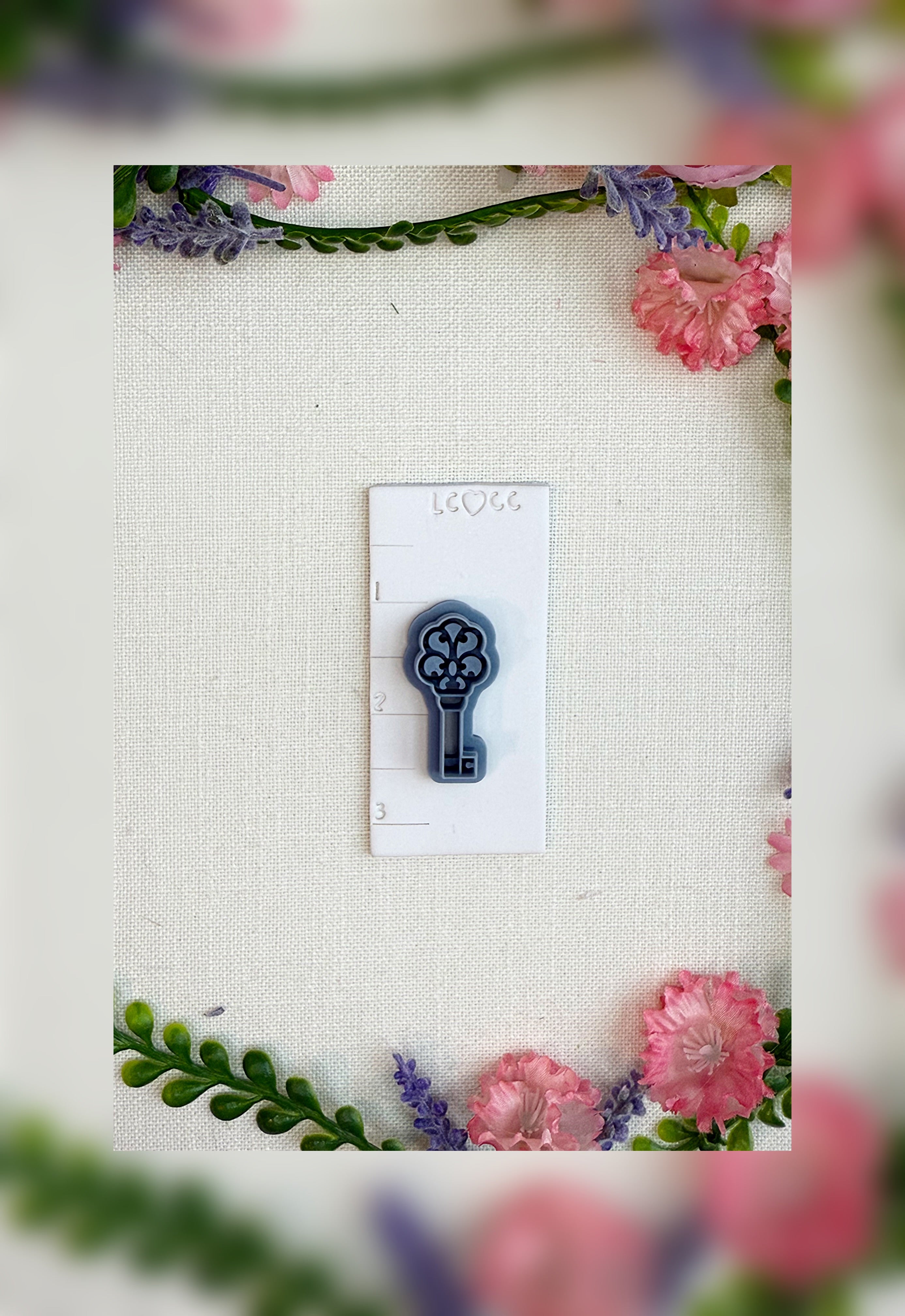 Secret Garden Lock & Key Clay Cutter Set – Polymer Clay Tools