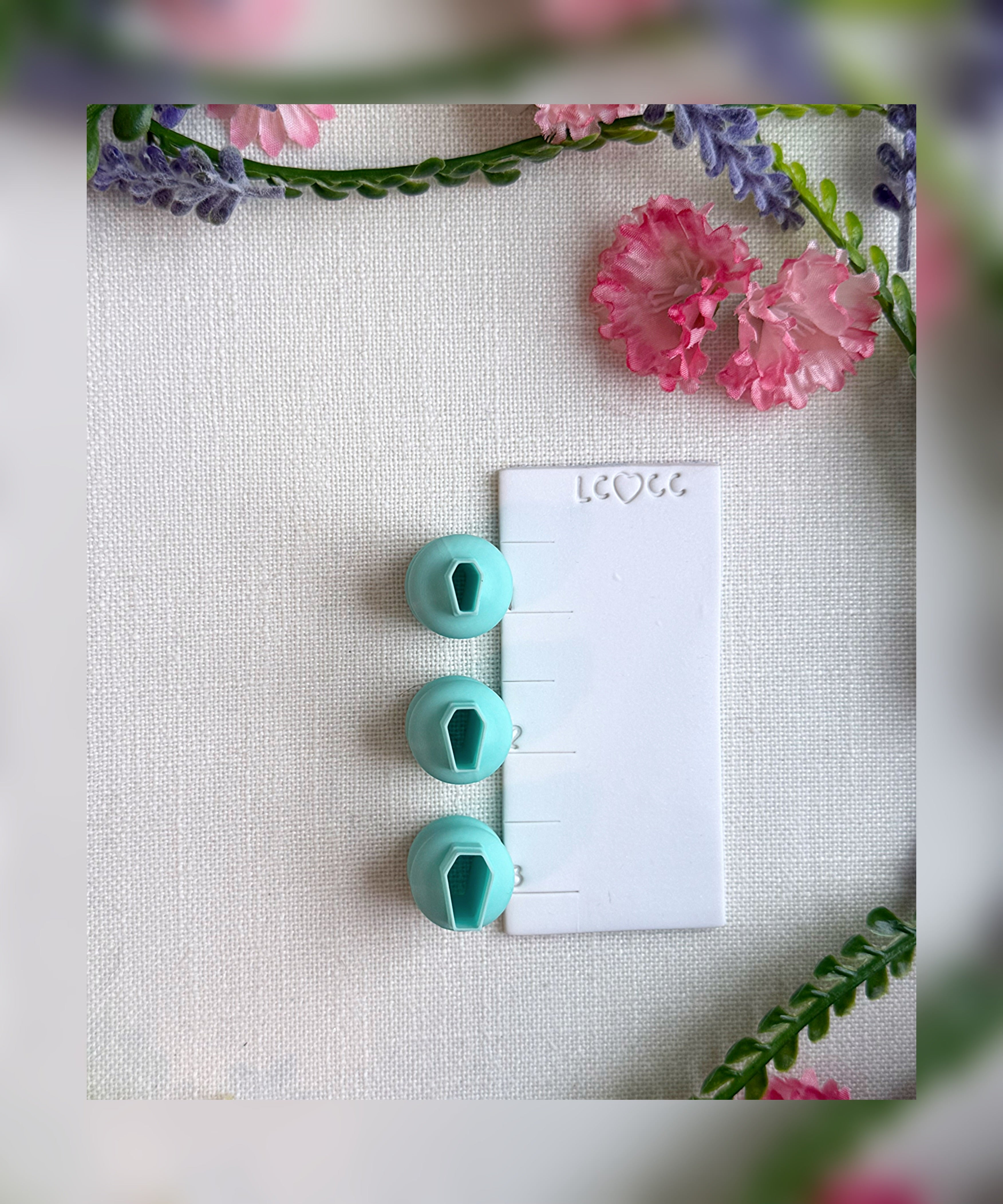 ⚰️ Mini Coffin Clay Cutter – Polymer Clay Tools