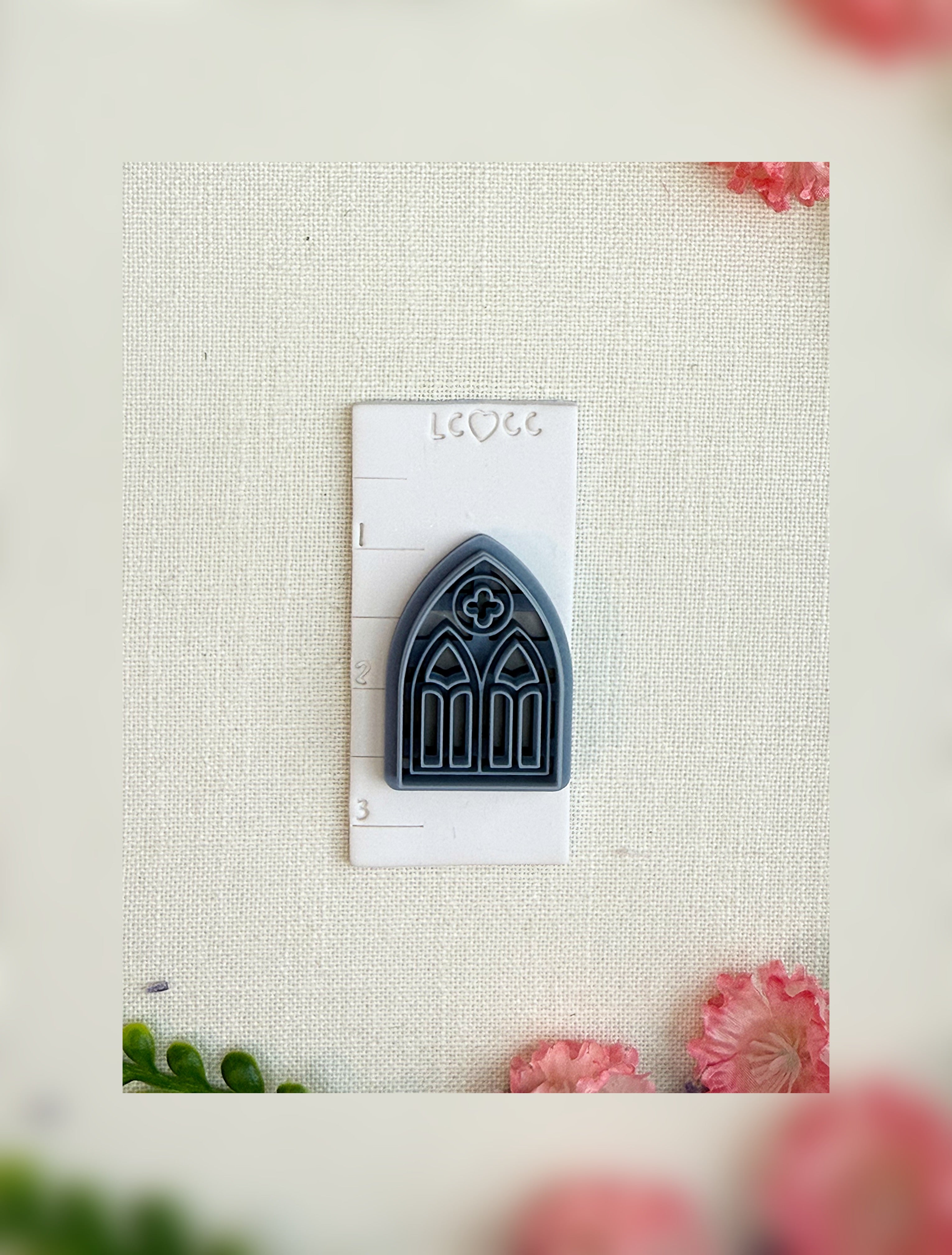 Gothic Window Clay Cutter – Polymer Clay Tool