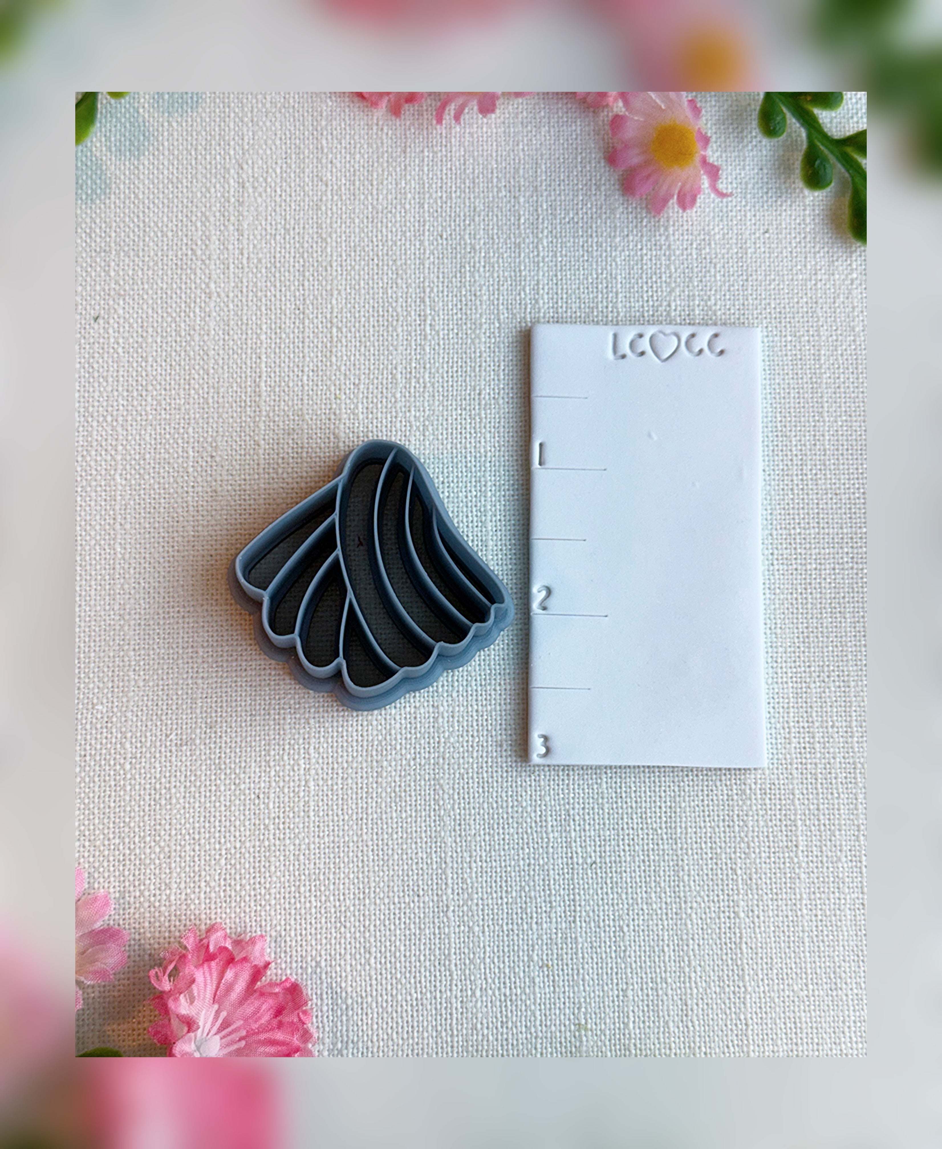 Driftleaf Cascade Organic Shape | Polymer Clay Tool