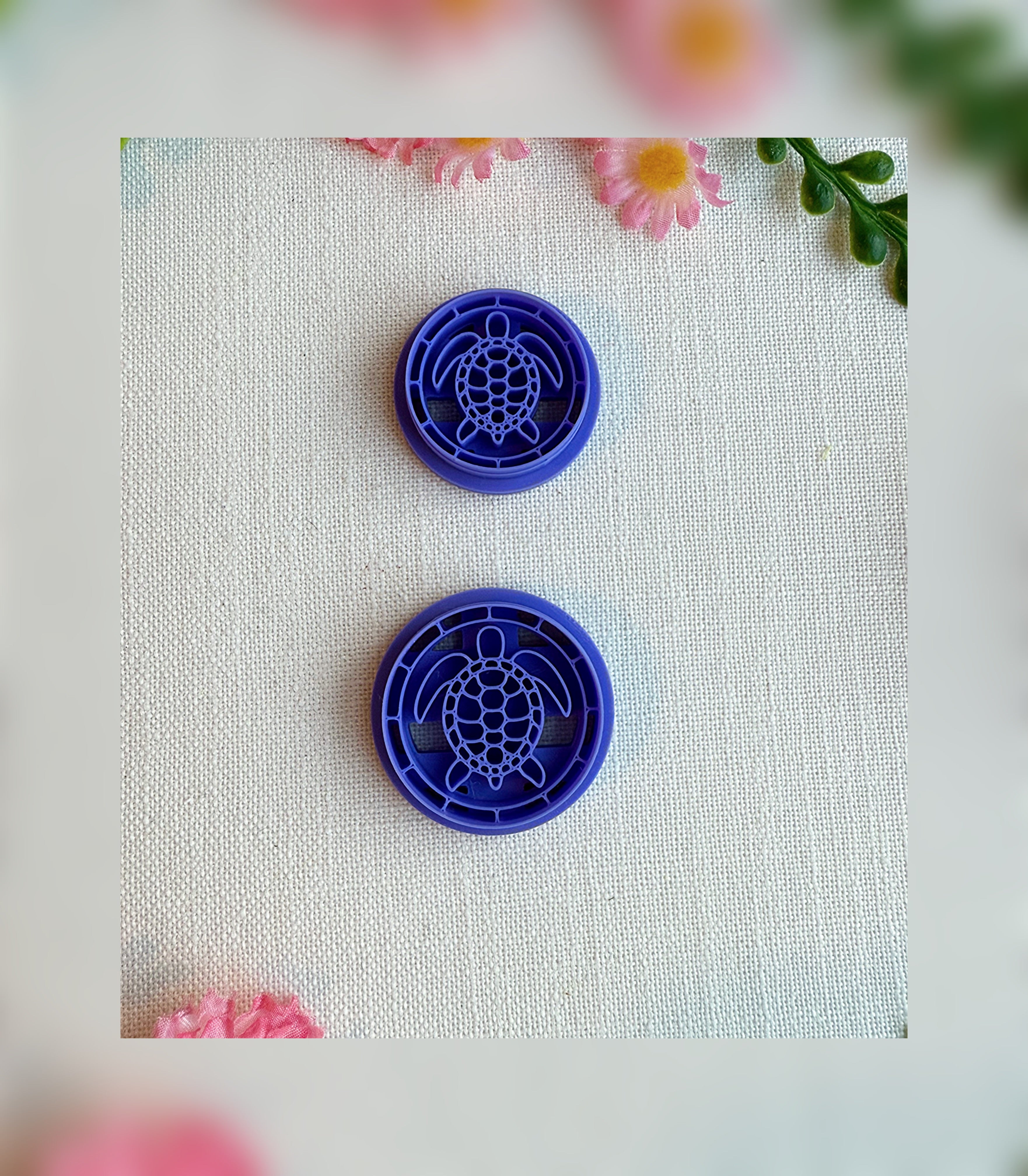 Sea Glass Sea Turtle Clay Cutter – Polymer Clay Tool