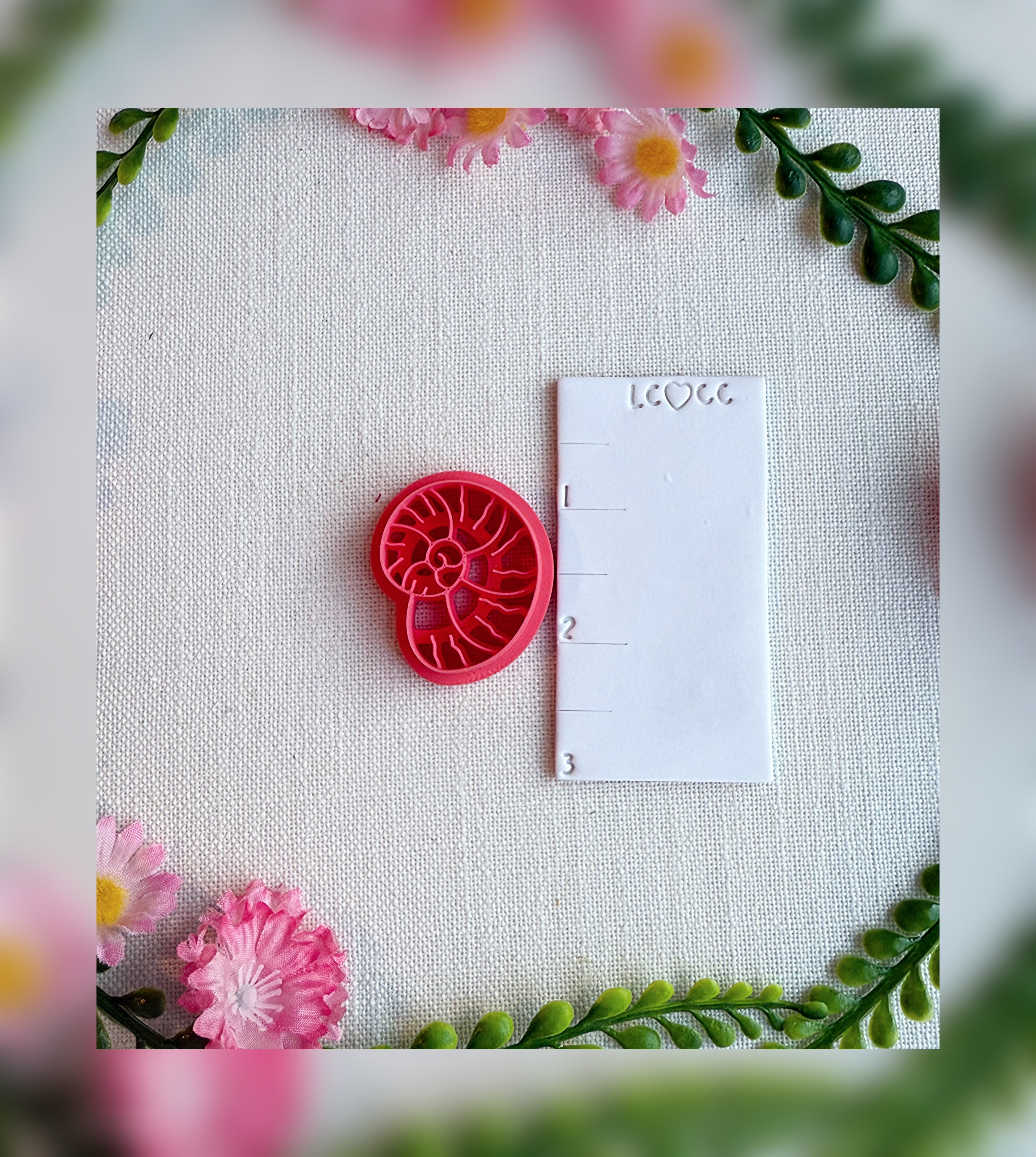 Nautilus Spiral Shell Clay Cutter – Polymer Clay Tool