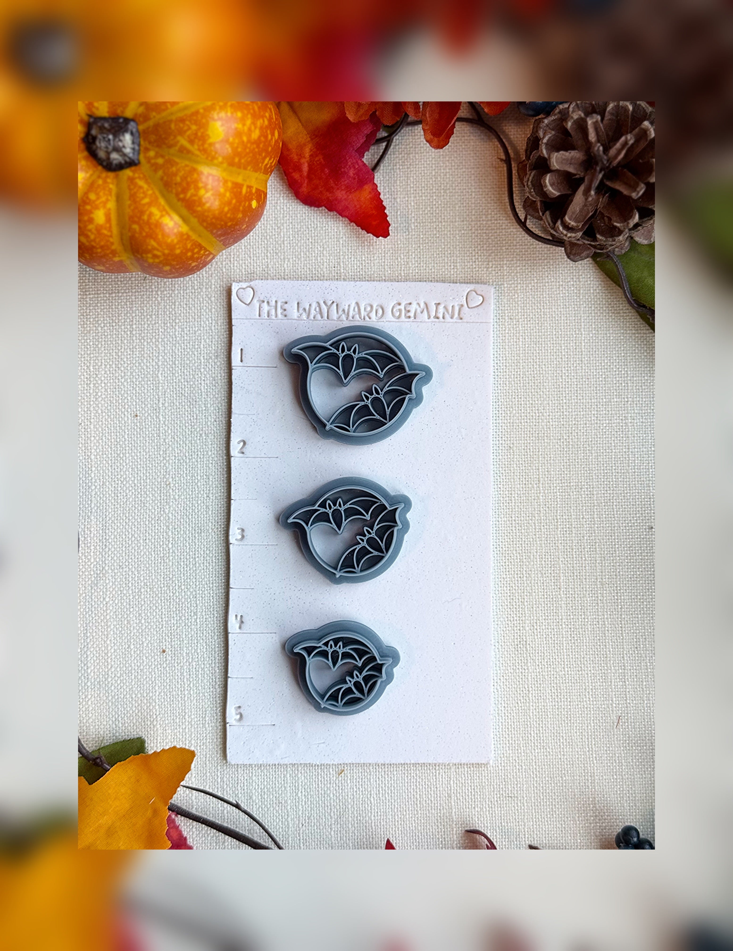 🌕 Midnight Soaree Clay Cutter – Polymer Clay Tool for Halloween