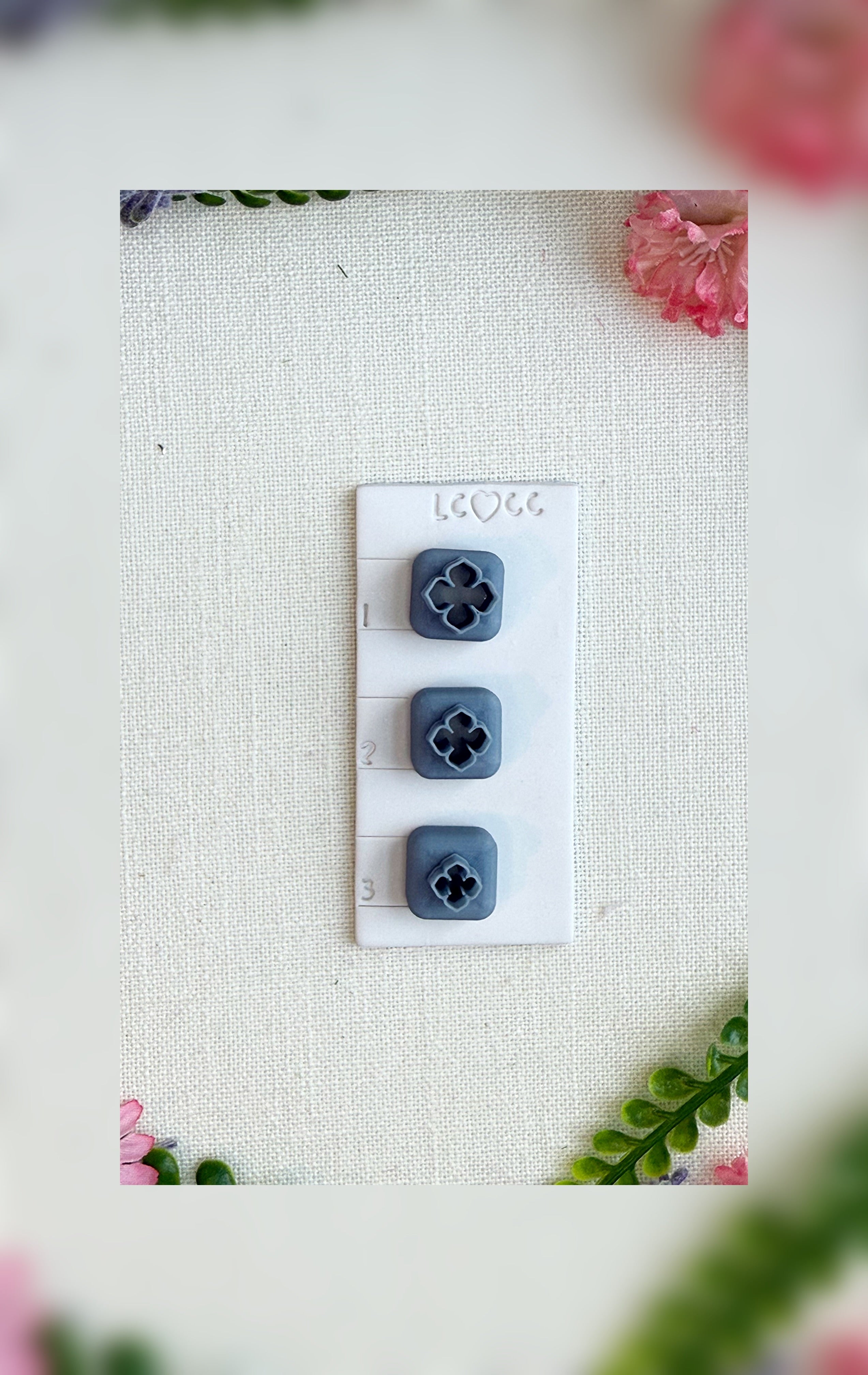 Mini Quatrefoil Clay Cutter – Polymer Clay Tool