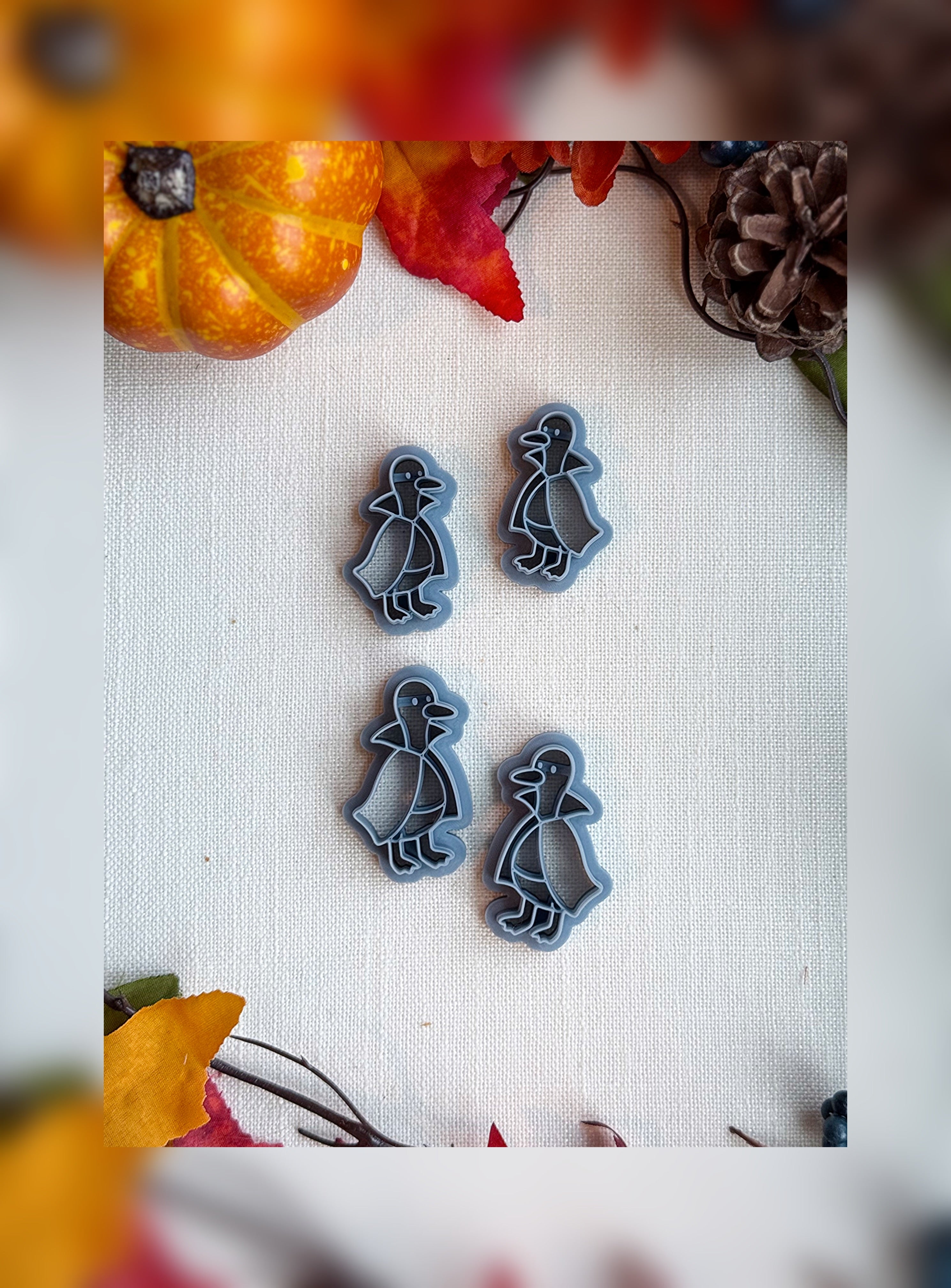 🦇 Count Quackula Clay Cutter – Polymer Clay Tool for Halloween