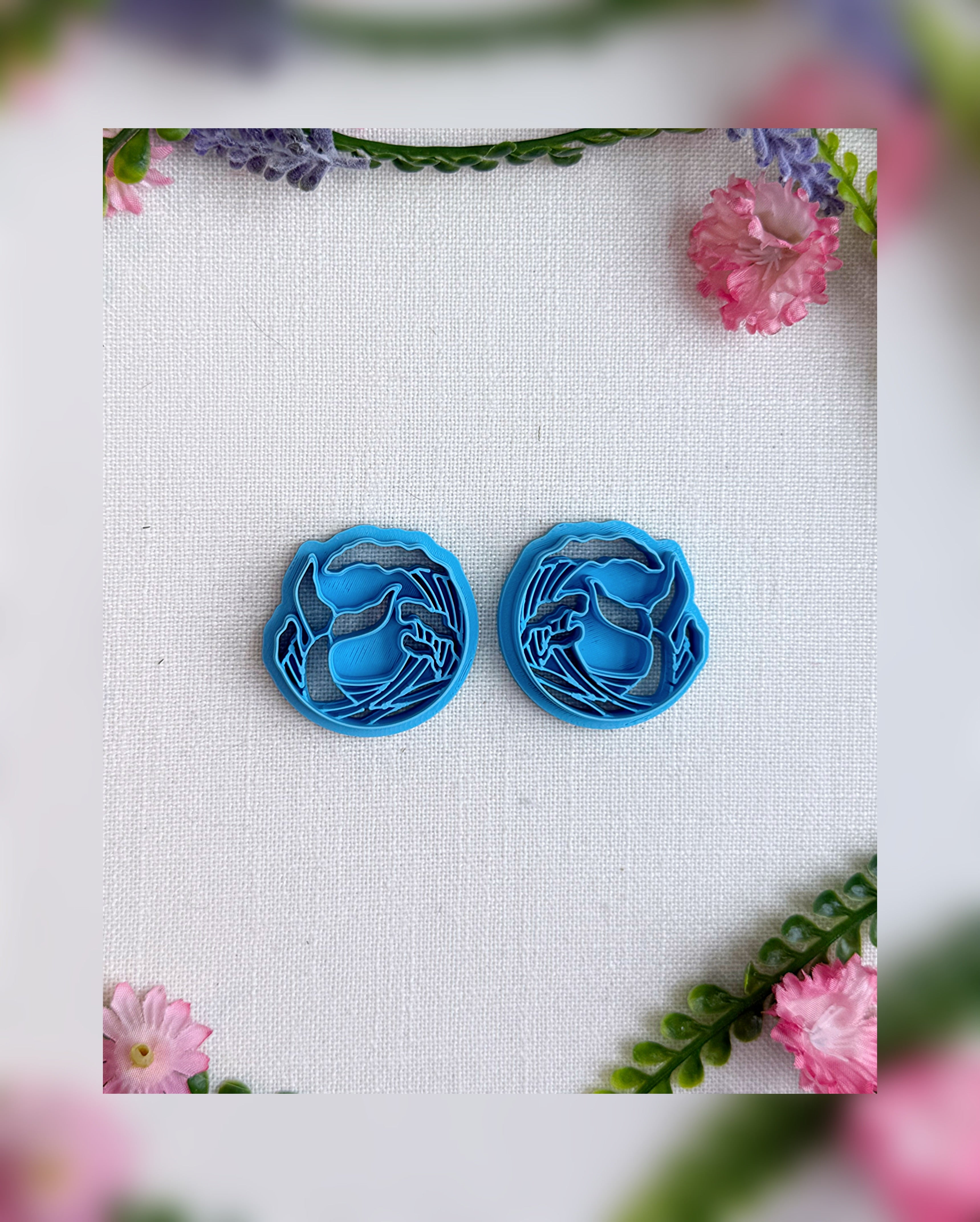 🌊 Tidewhisper Tail Clay Cutter – Polymer Clay Tool