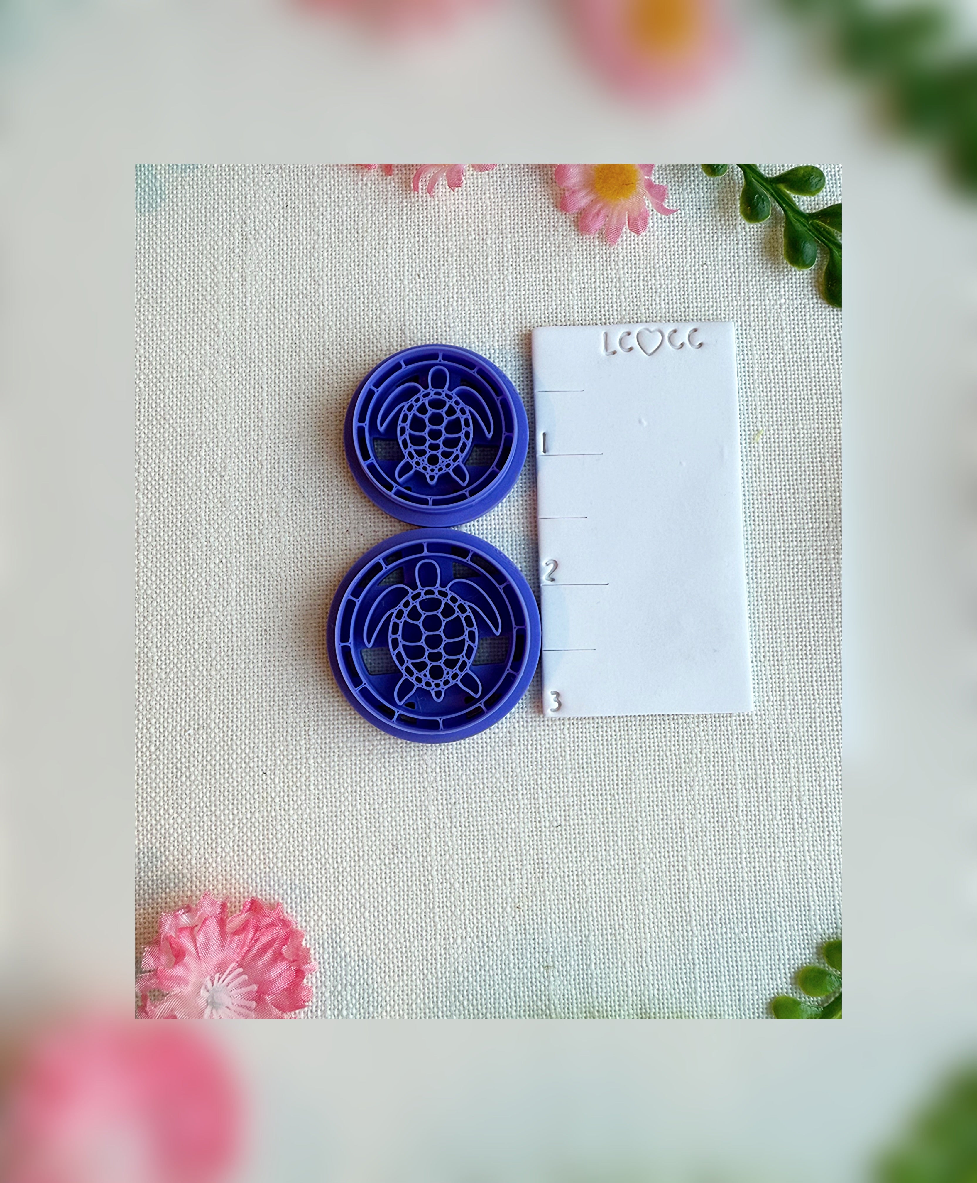 Sea Glass Sea Turtle Clay Cutter – Polymer Clay Tool