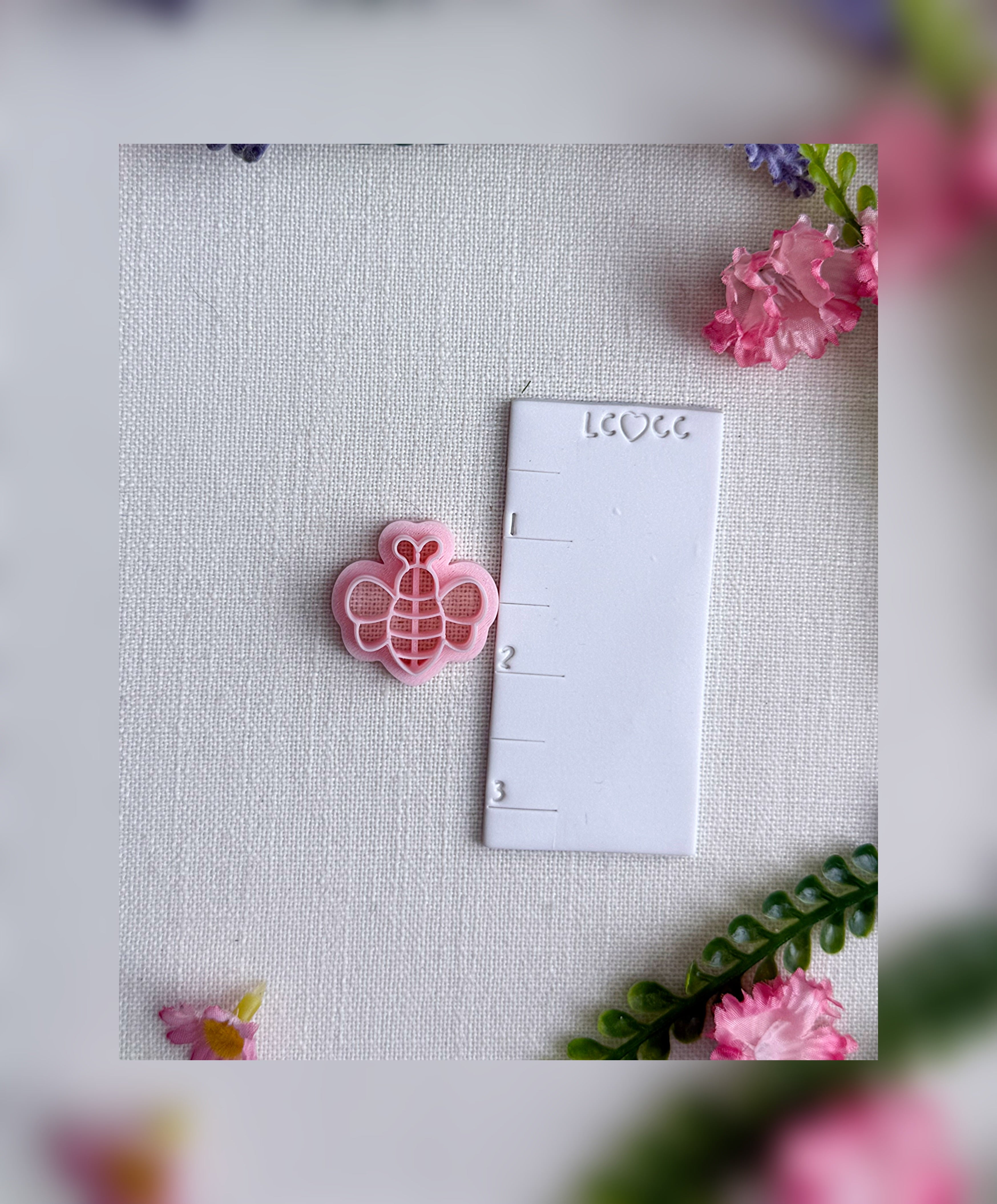 Blushing Bumble Clay Cutter – Polymer Clay Tool